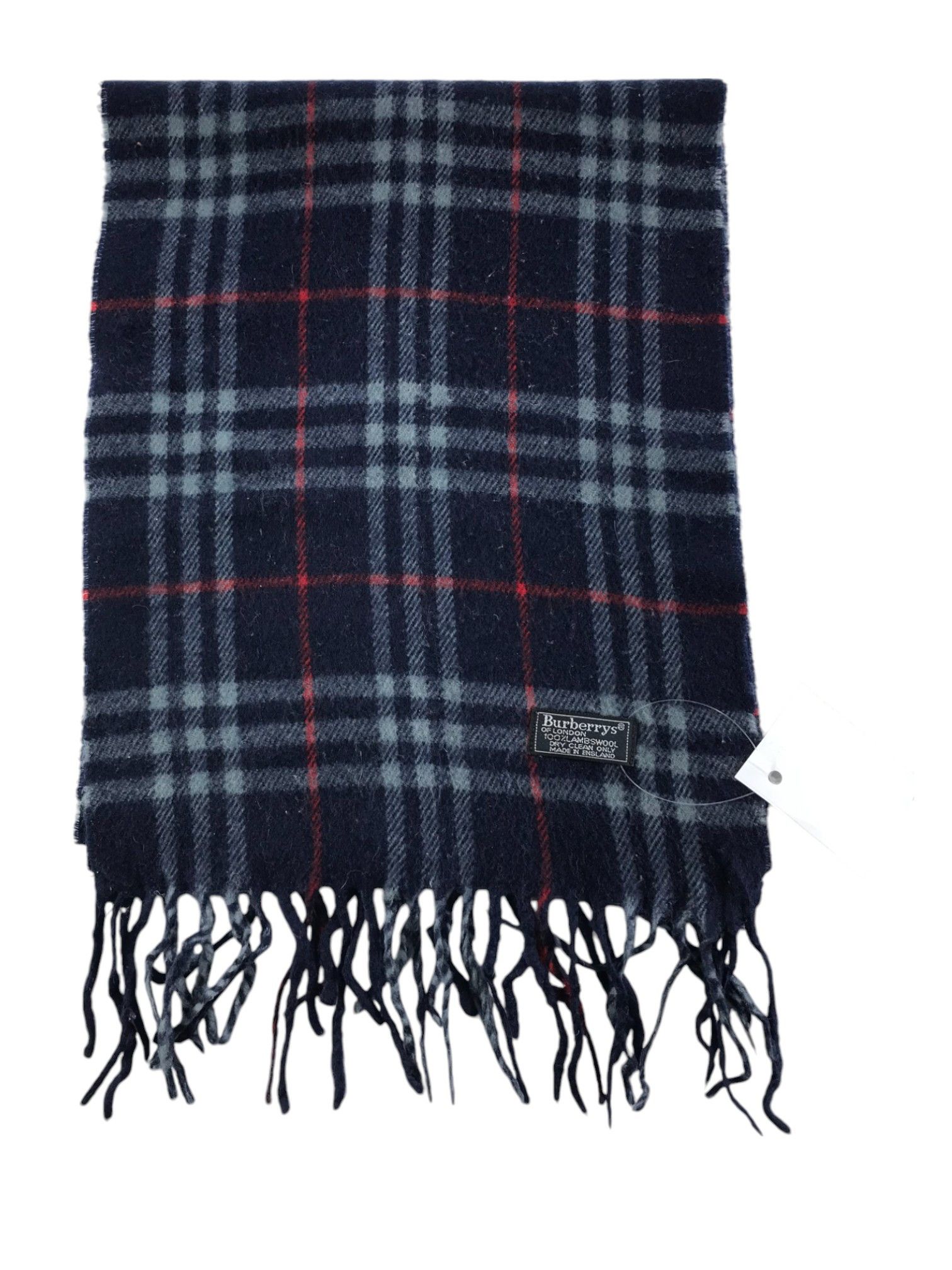 Burberry × Vintage Burberry Scarf / Muffler / Neckwear - WW2438 Size ONE SIZE - 2 Thumbnail