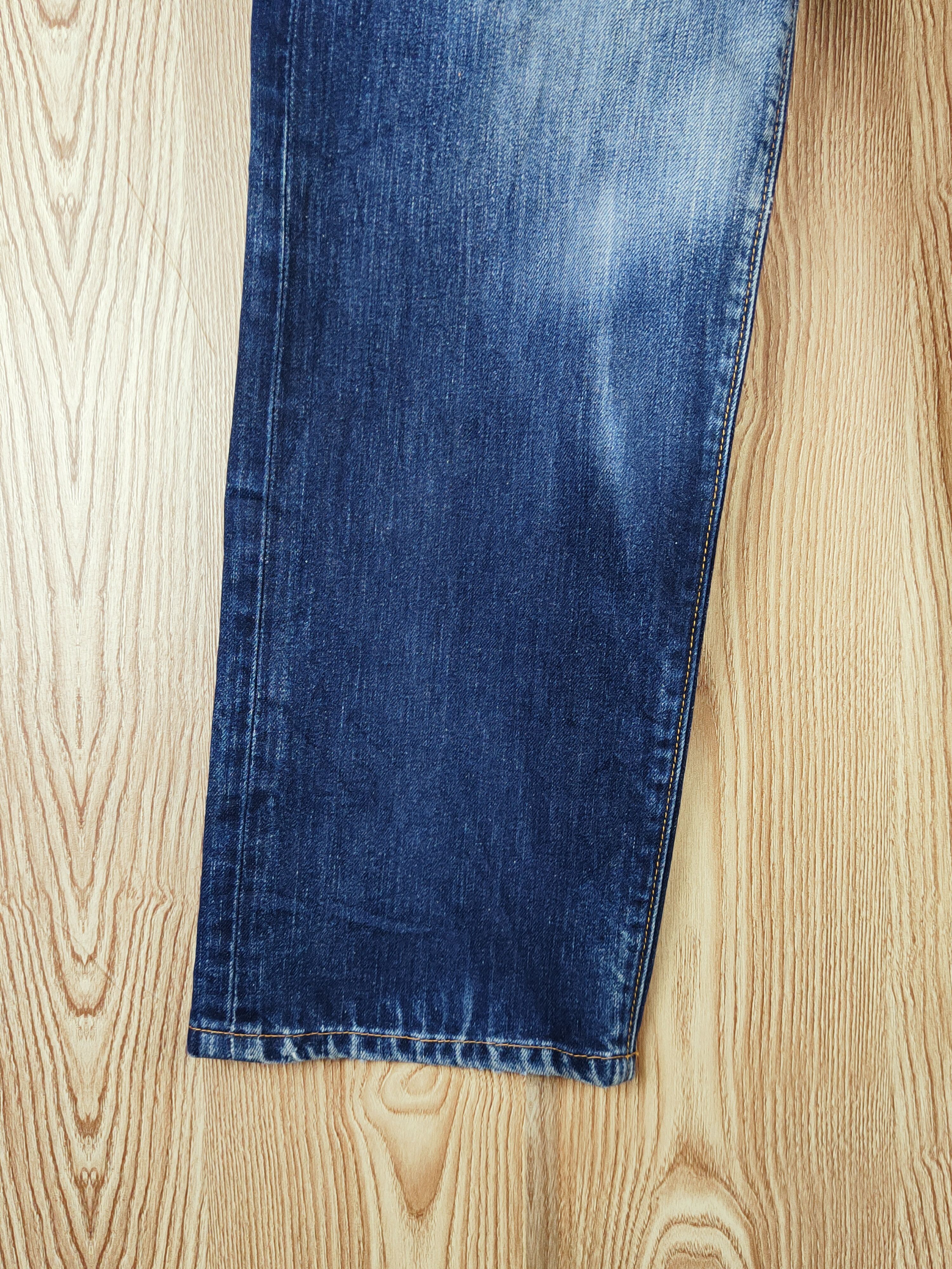 GU GU Dark Blue Distressed Ripped Jeans #S2681 Size US 30 / EU 46 - 4 Thumbnail
