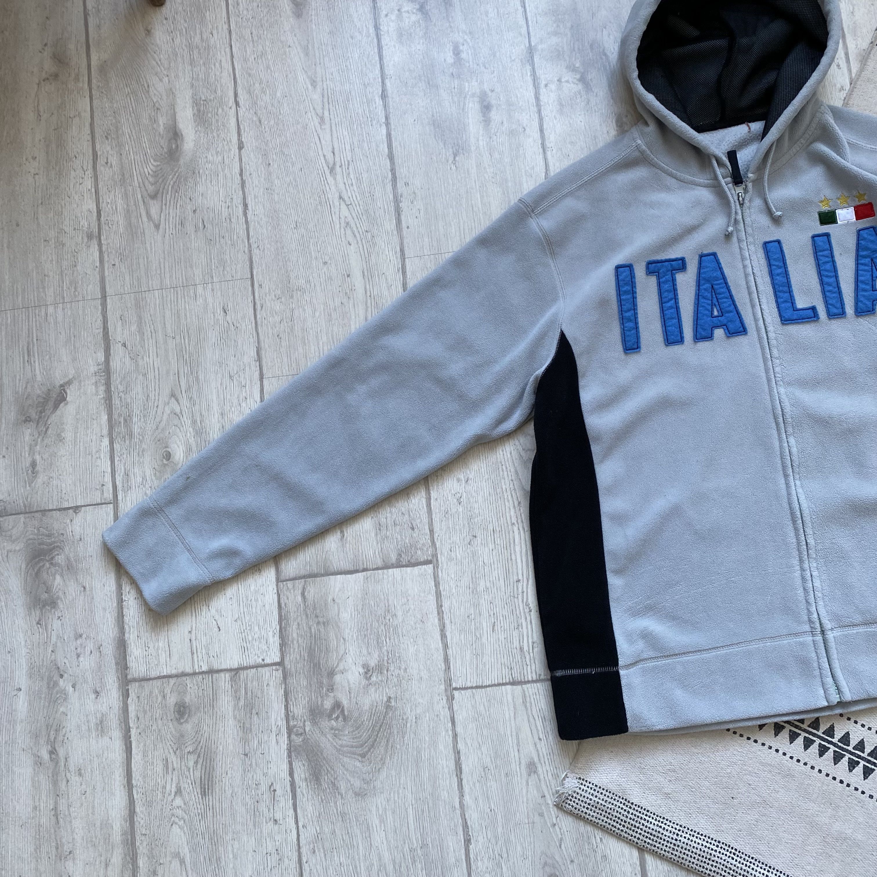 Puma 🇮🇹Vintage Italia Hoodie Fleece Big logo jersey Nike Umbro Size US L / EU 52-54 / 3 - 5 Thumbnail