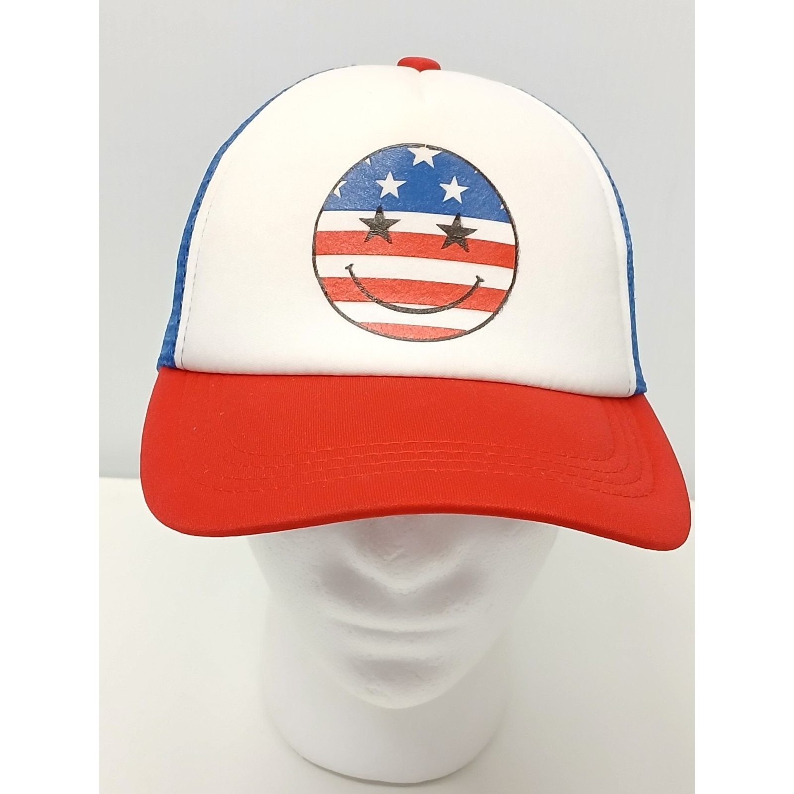 Other Unbranded (OSFM) Multicolor Trucker Snap Adjust Cap Size ONE SIZE - 2 Thumbnail