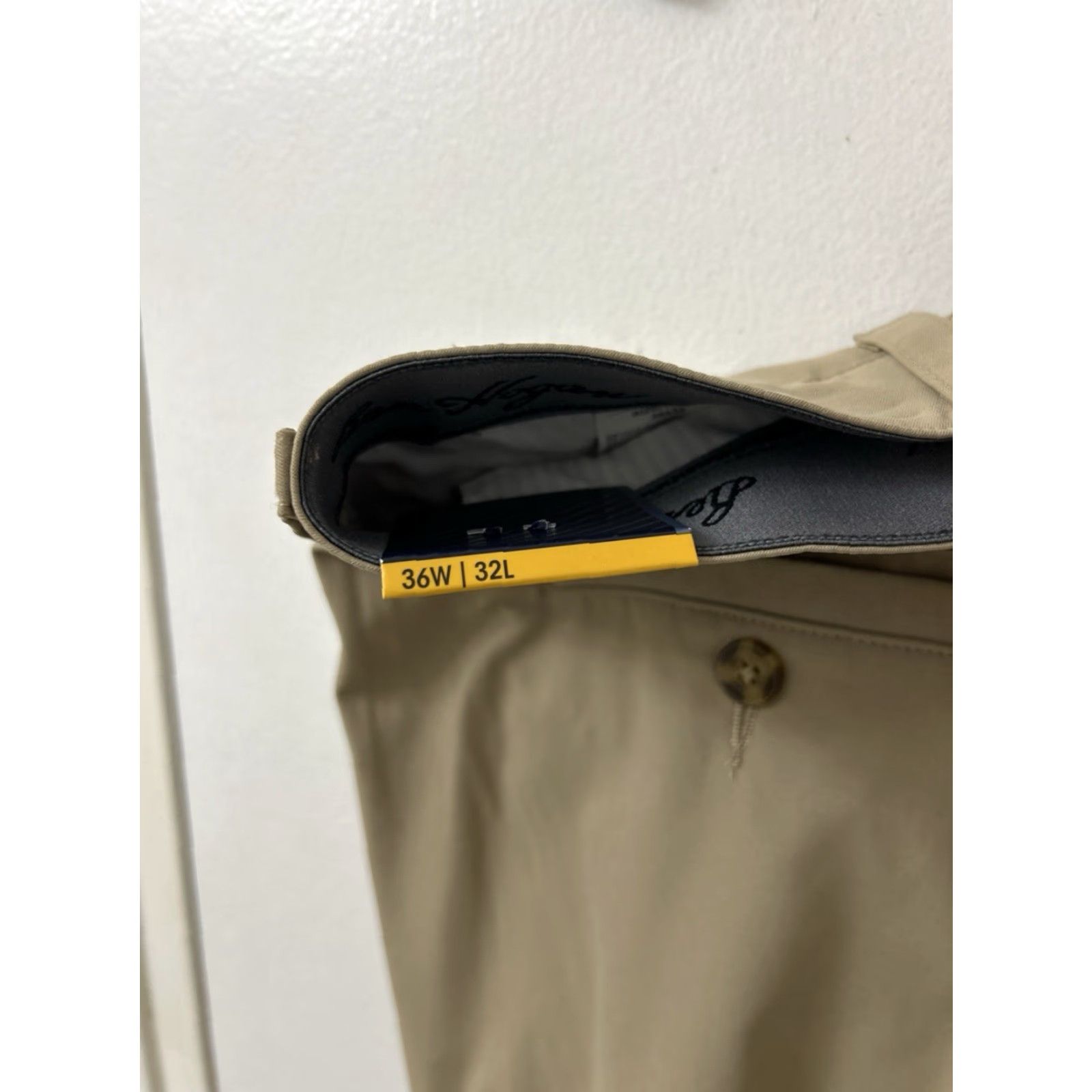 Hogan Ben Hogan Performance Pants Mens 36x32 Tan Khakis UPF50 Moisture Wicking Stretch NWT Hat? Size US 36 / EU 52 - 6 Thumbnail