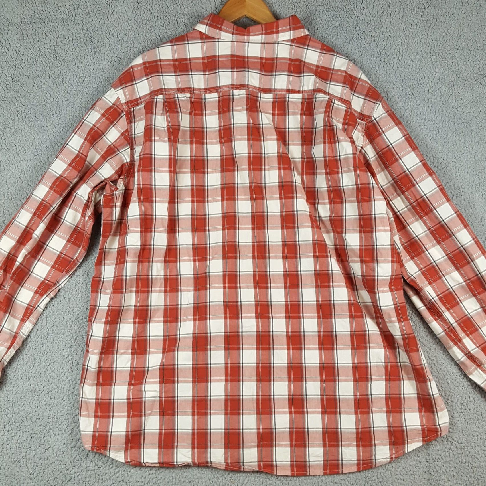 Carhartt VINTAGE Carhartt Orange Plaid Button-Down Shirt Men 2XL Relaxed Fit Workwear Casual Button-Up Size US XXL / EU 58 / 5 - 5 Thumbnail