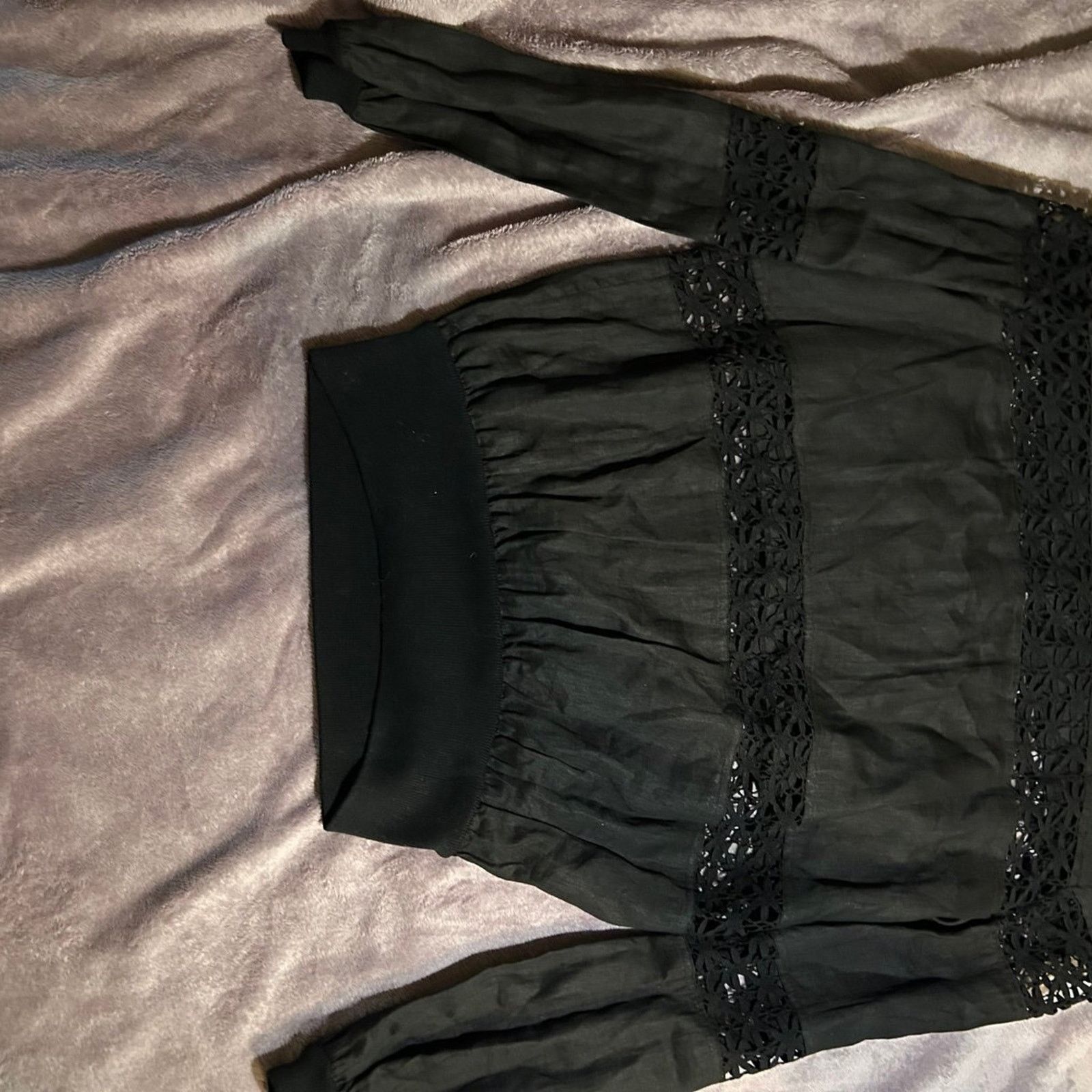 Valentino Vintage Valentino blouse in black size 44/ 12 EUC Size M / US 6-8 / IT 42-44 - 2 Thumbnail