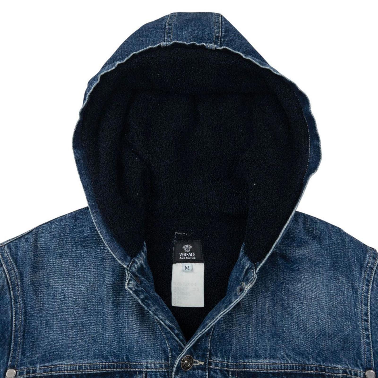 Versace Vintage Versace Jeans Couture Fleece Lined Denim Jacket M Size US M / EU 48-50 / 2 - 3 Thumbnail