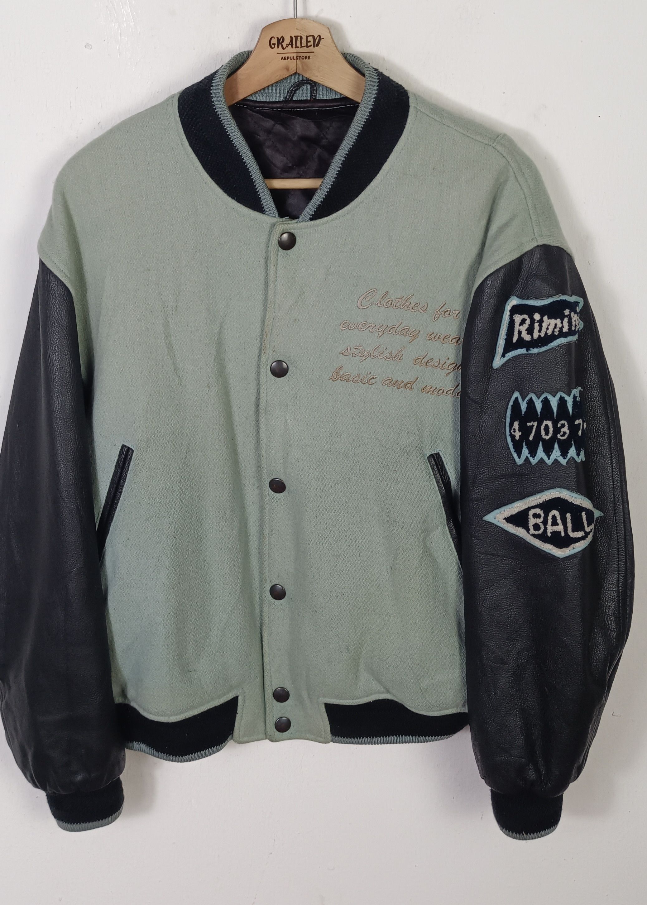 Vintage Vintage Ball Basic Remini 47037 Italian Sleeve Leather Size US M / EU 48-50 / 2 - 4 Thumbnail