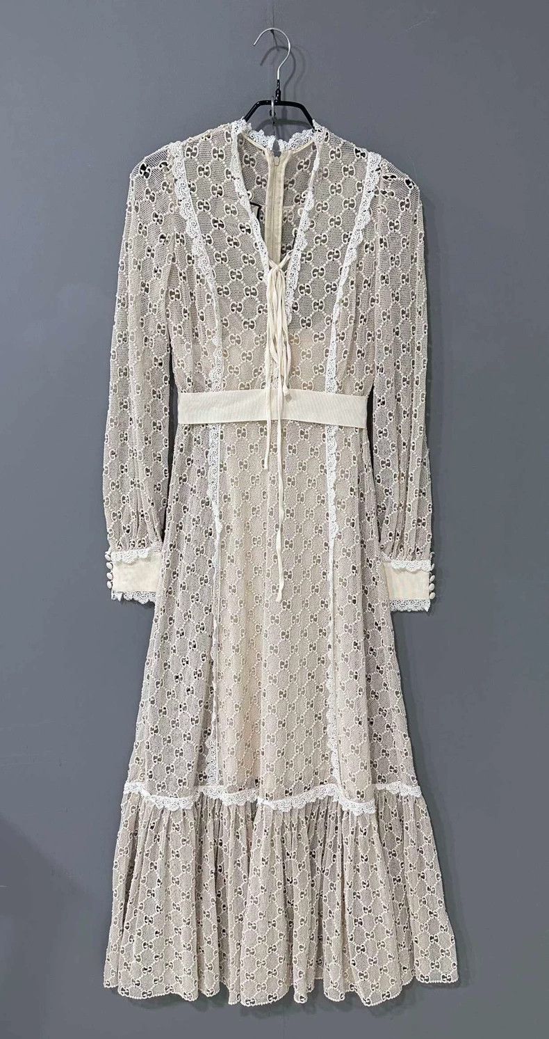 Gucci Long Printed Dress by Gucci- DMC Size US 36 / EU 52 - 1 Thumbnail