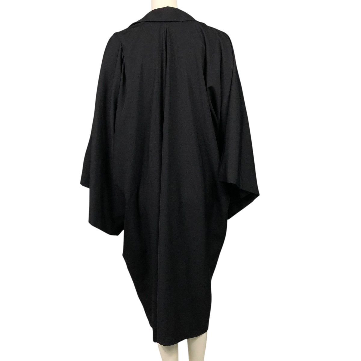 Yohji Yamamoto 🔥RICH BLACK VINTAGE YOHJI YAMAMOTO OVERSIZE JACKET RUNWAY Size US L / EU 52-54 / 3 - 9 Thumbnail