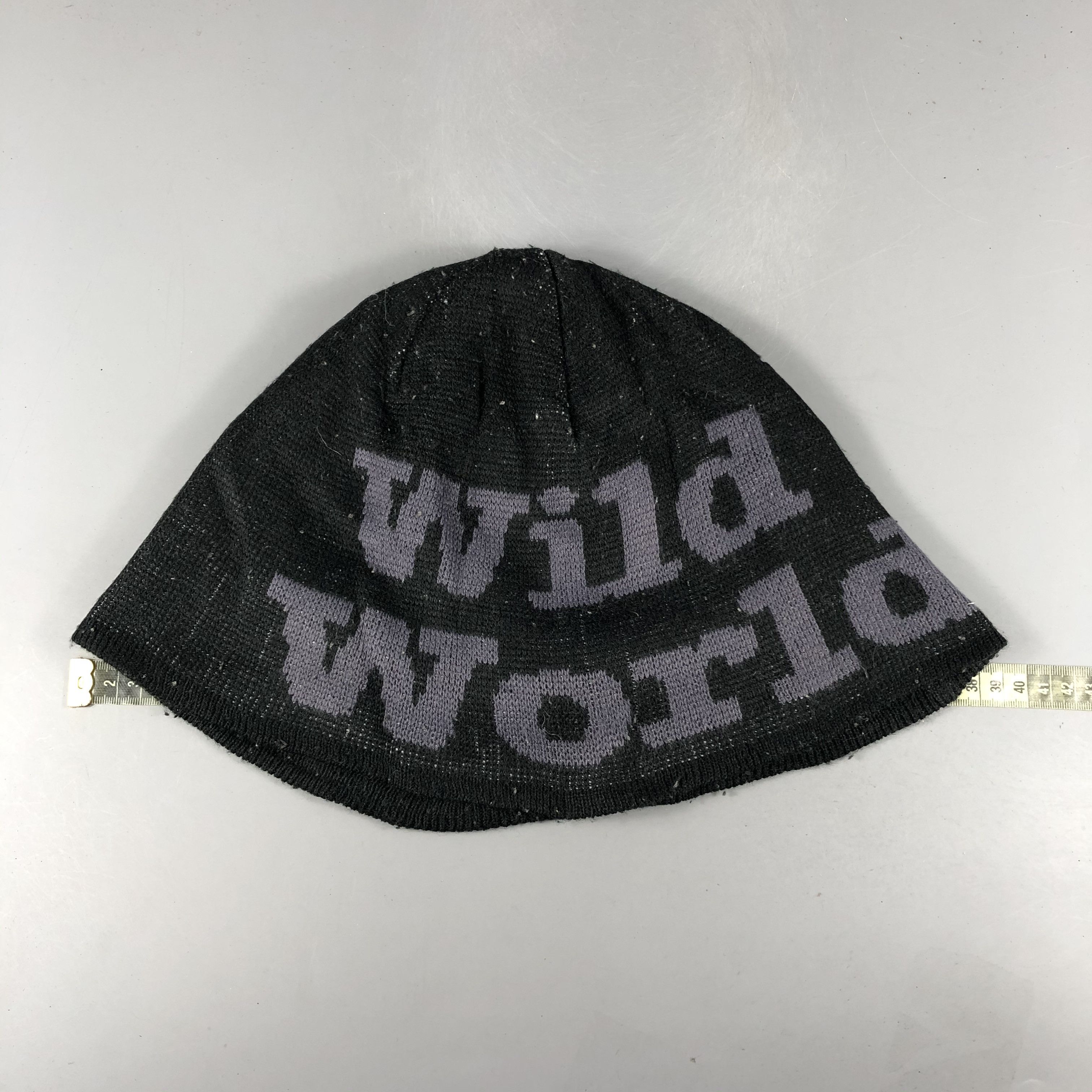 Japanese Brand × Vintage Wild World Cuffless Beanie Snow Hat Snow Cap -D1048 Size ONE SIZE - 4 Thumbnail