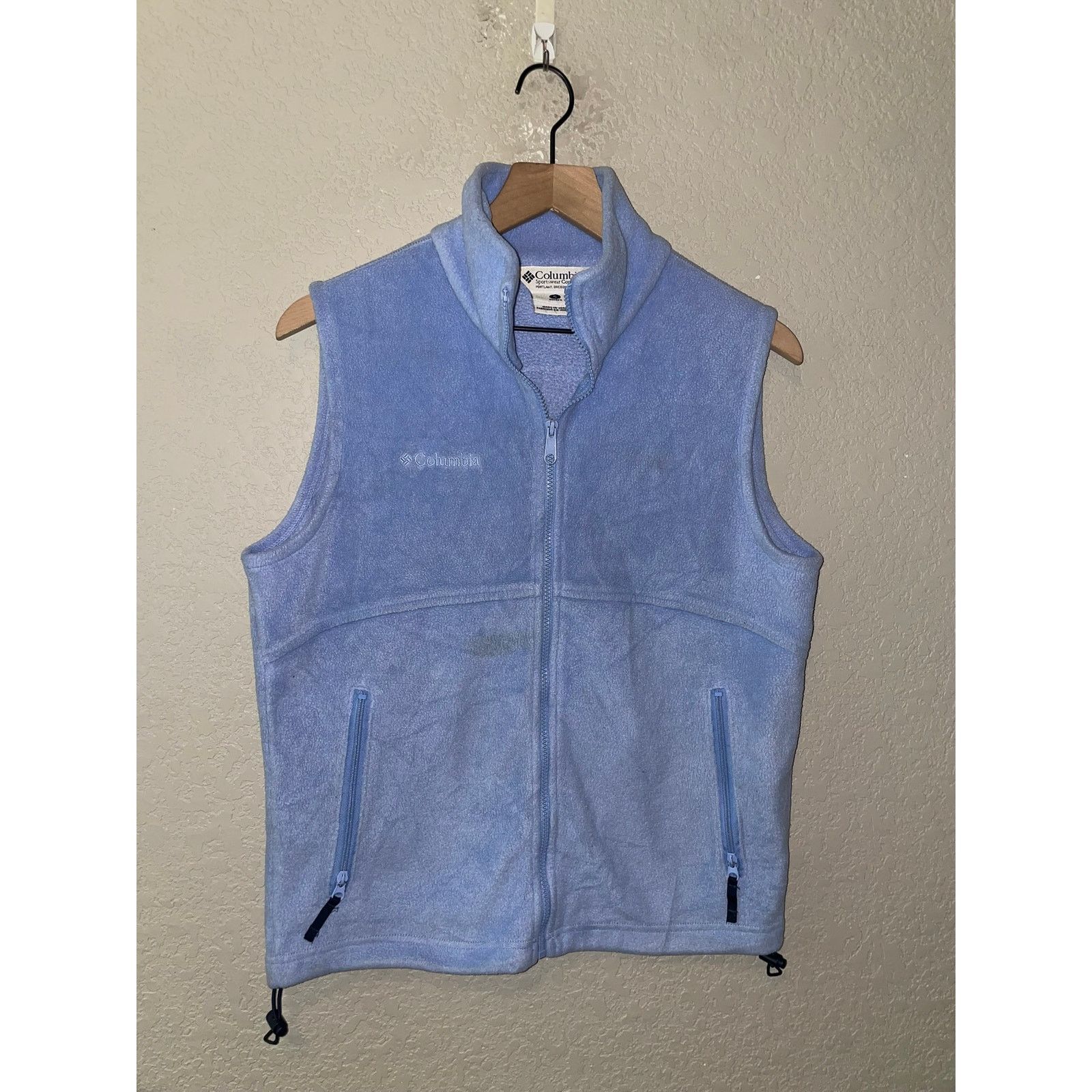 Columbia Womens Columbia Fleece Vest Powder Blue Women S Small Size S / US 4 / IT 40 - 1 Thumbnail