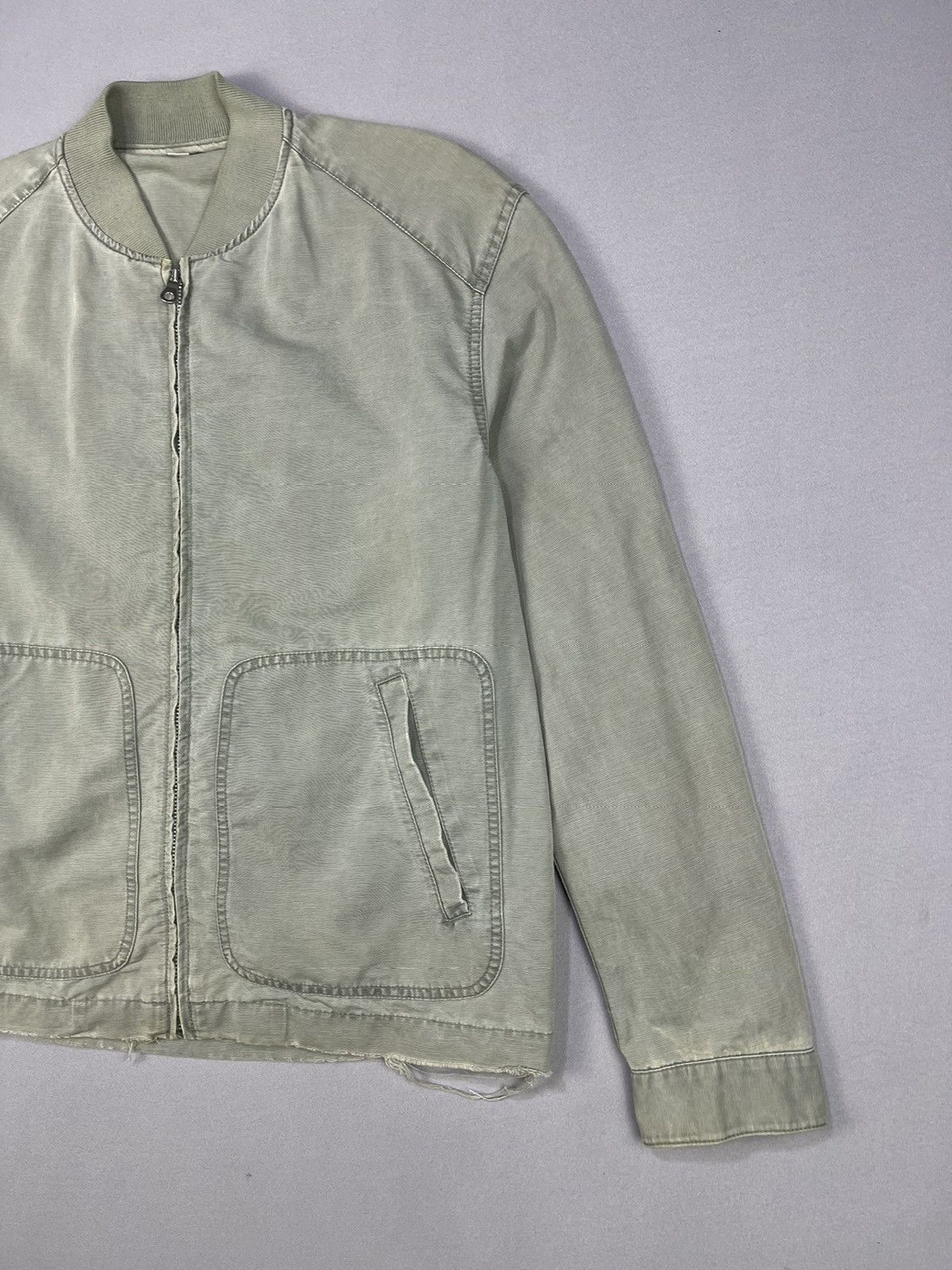 Uniqlo × Vintage Vintage Uniqlo Rug Sunfaded Bombers Jacket Size US L / EU 52-54 / 3 - 3 Thumbnail