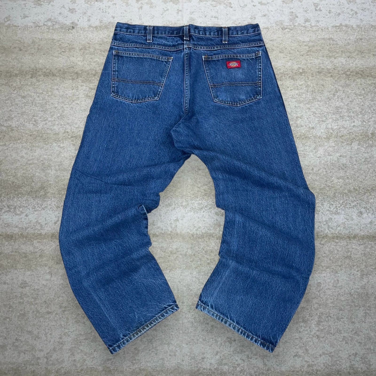 Dickies Vintage Y2K Dickies Jeans 36x30 Relaxed Fit Medium Wash Work Size US 36 / EU 52 - 1 Thumbnail