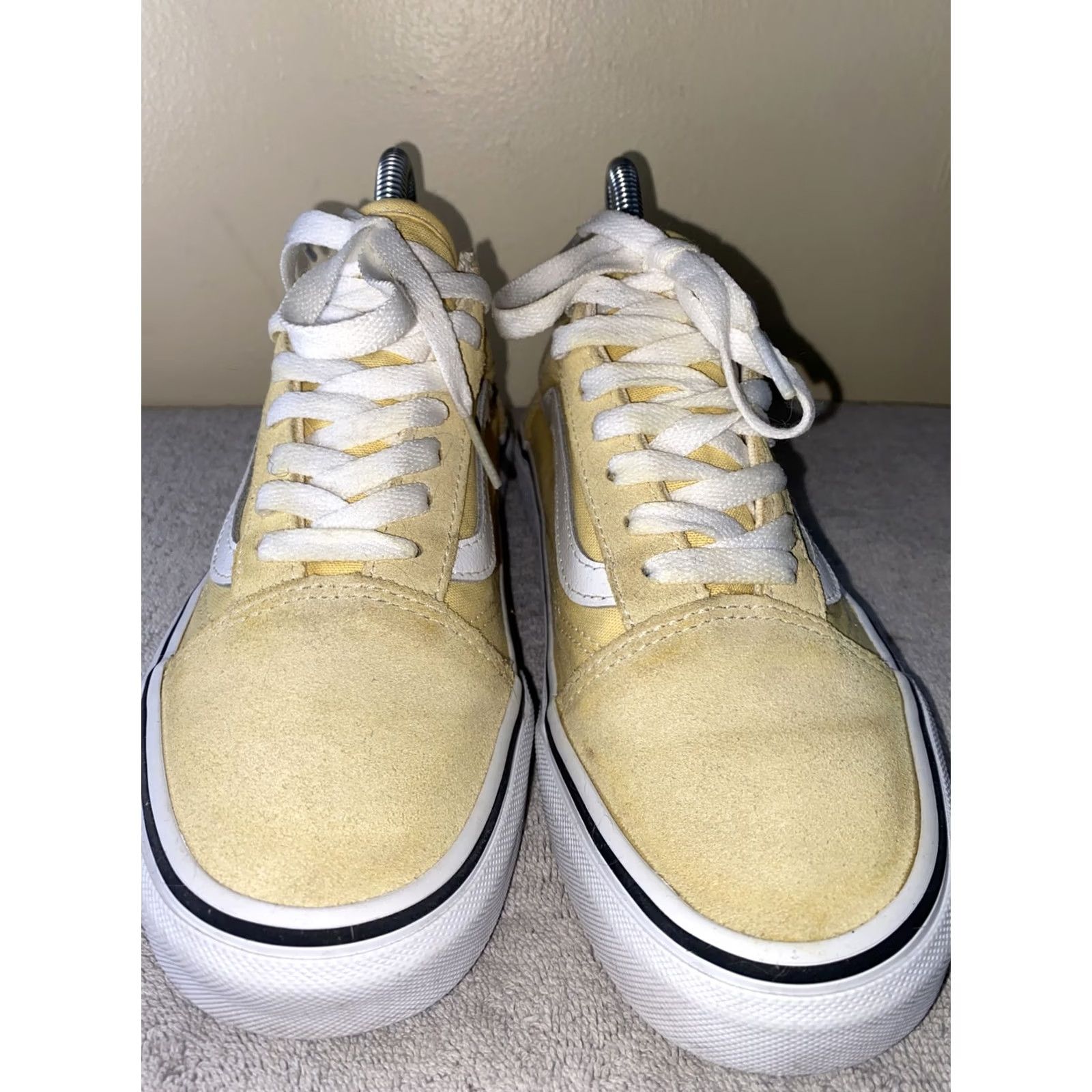 Vans VANS Sneaker Unisex Adults 7.5 Yellow / White Mens Shoes UK 7.5 US 7.5 Athletic Style Size US 8 / EU 41 - 2 Thumbnail
