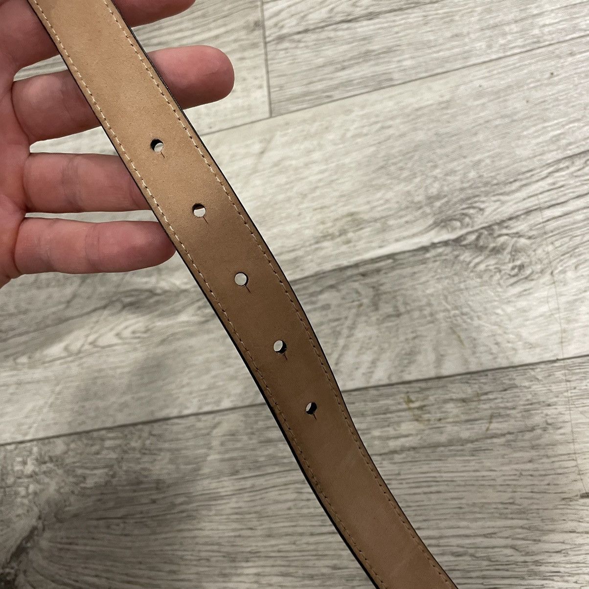 Designer × Fendi 102 cm Fendi FF Logo Buckle Belt leather black gold Size ONE SIZE - 7 Thumbnail