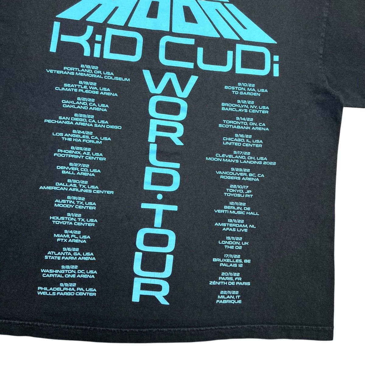 Kid Cudi Kid Cudi To The Moon World Tour Graphic Hip Hop T-Shirt Size US M / EU 48-50 / 2 - 13 Thumbnail