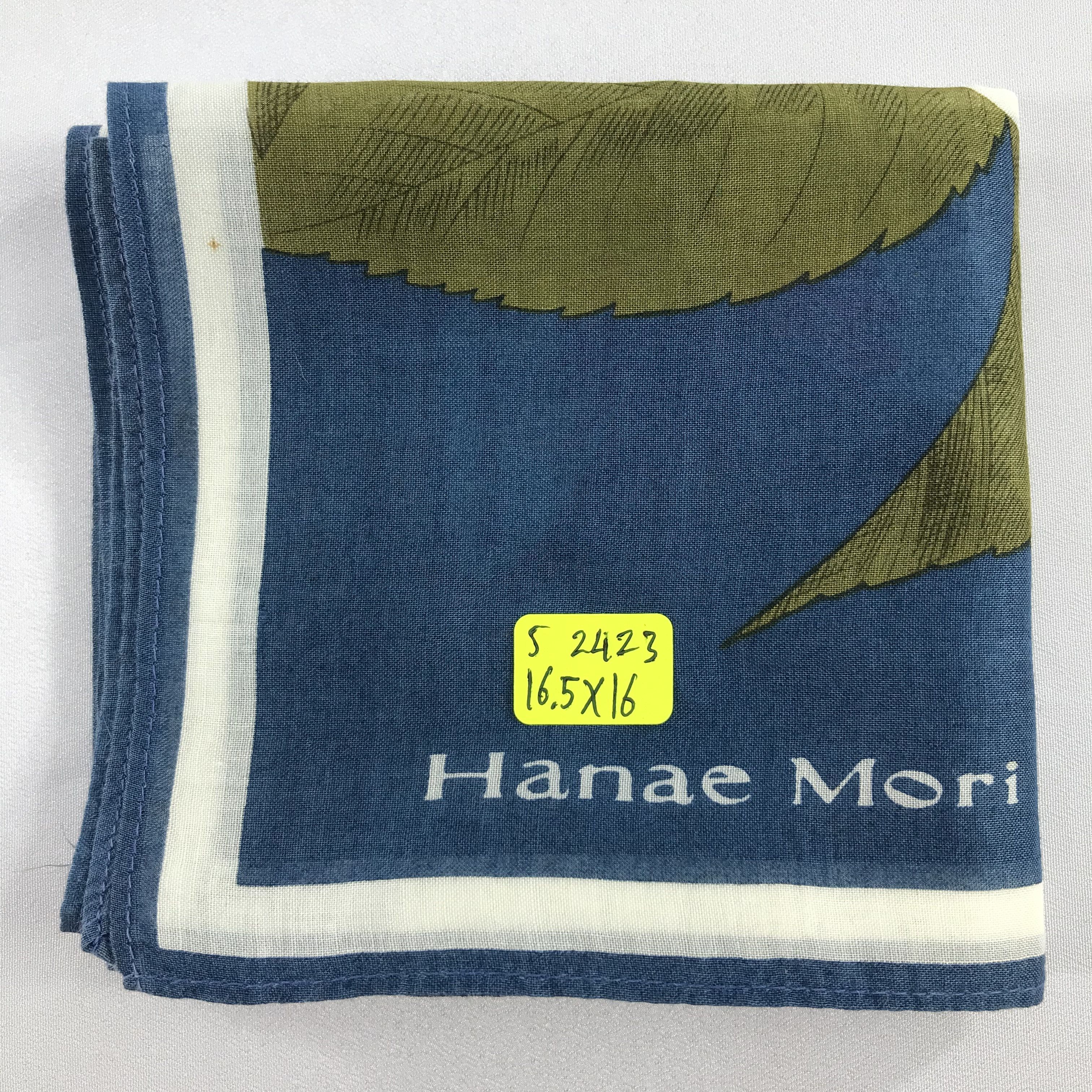 Hanae Mori × Vintage Hanae Mori Bandana / Handkerchief / Neckerchief - S2423 Size ONE SIZE - 5 Thumbnail