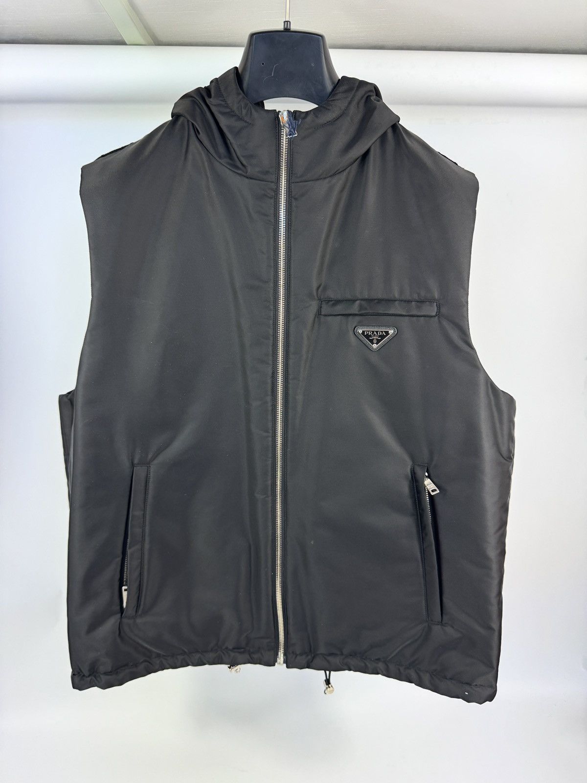 Prada 2 IN 1 SHEARLING /SUEDE AND REMOVABLE GILET CABAN COAT Size US XL / EU 56 / 4 - 6 Thumbnail