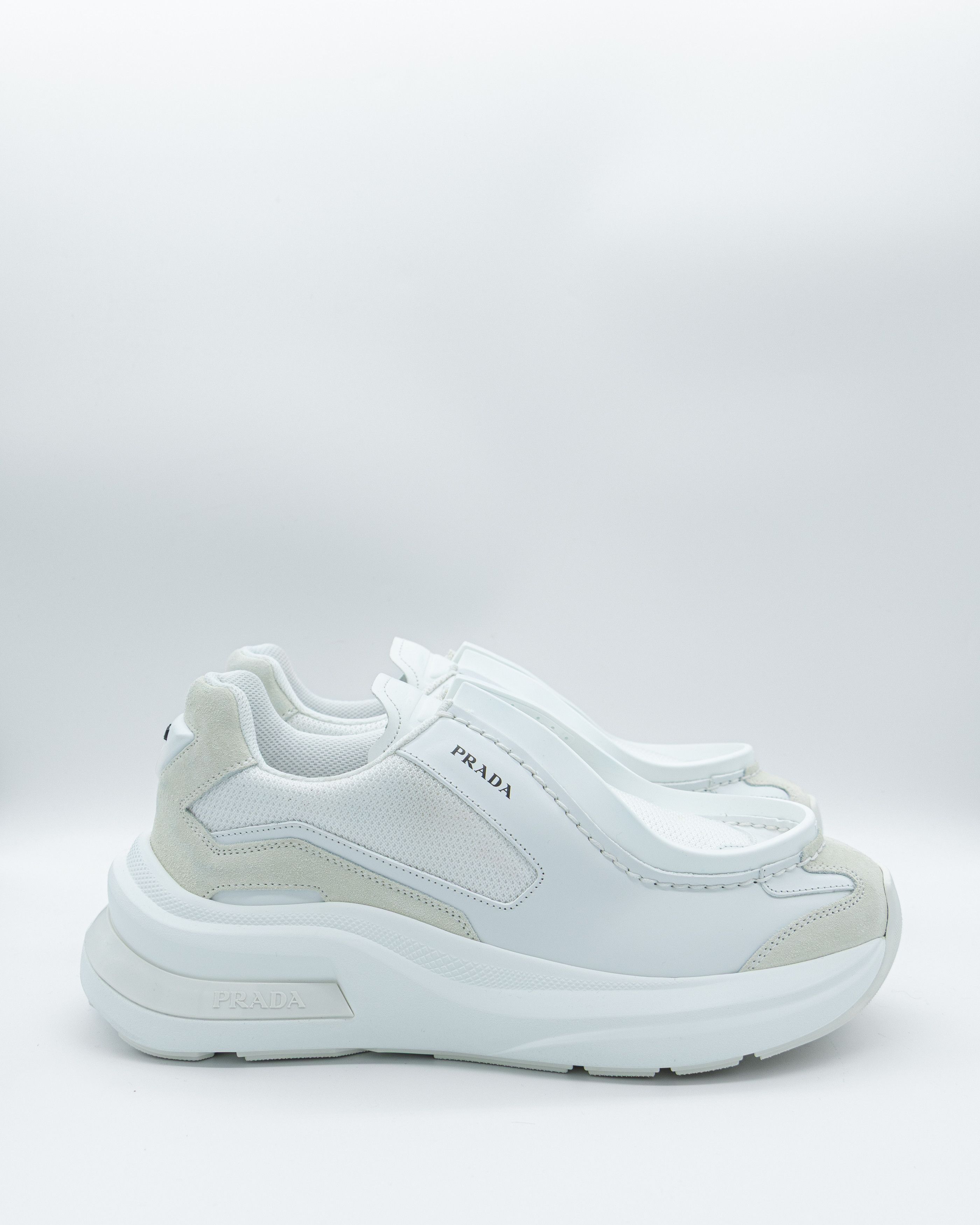 Prada Prada Systeme Leather Sneaker Size US 8 / EU 41 - 4 Thumbnail