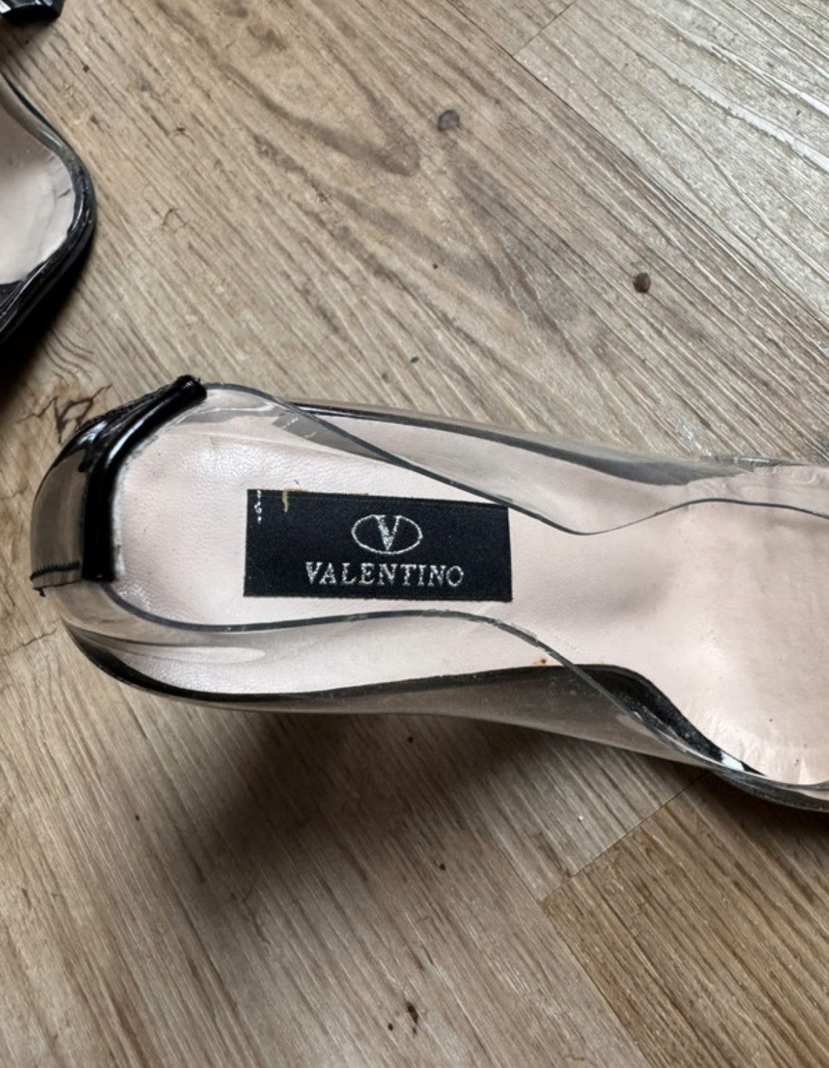Valentino Valentino vintage transparent heels Size US 5 / IT 35 - 3 Thumbnail