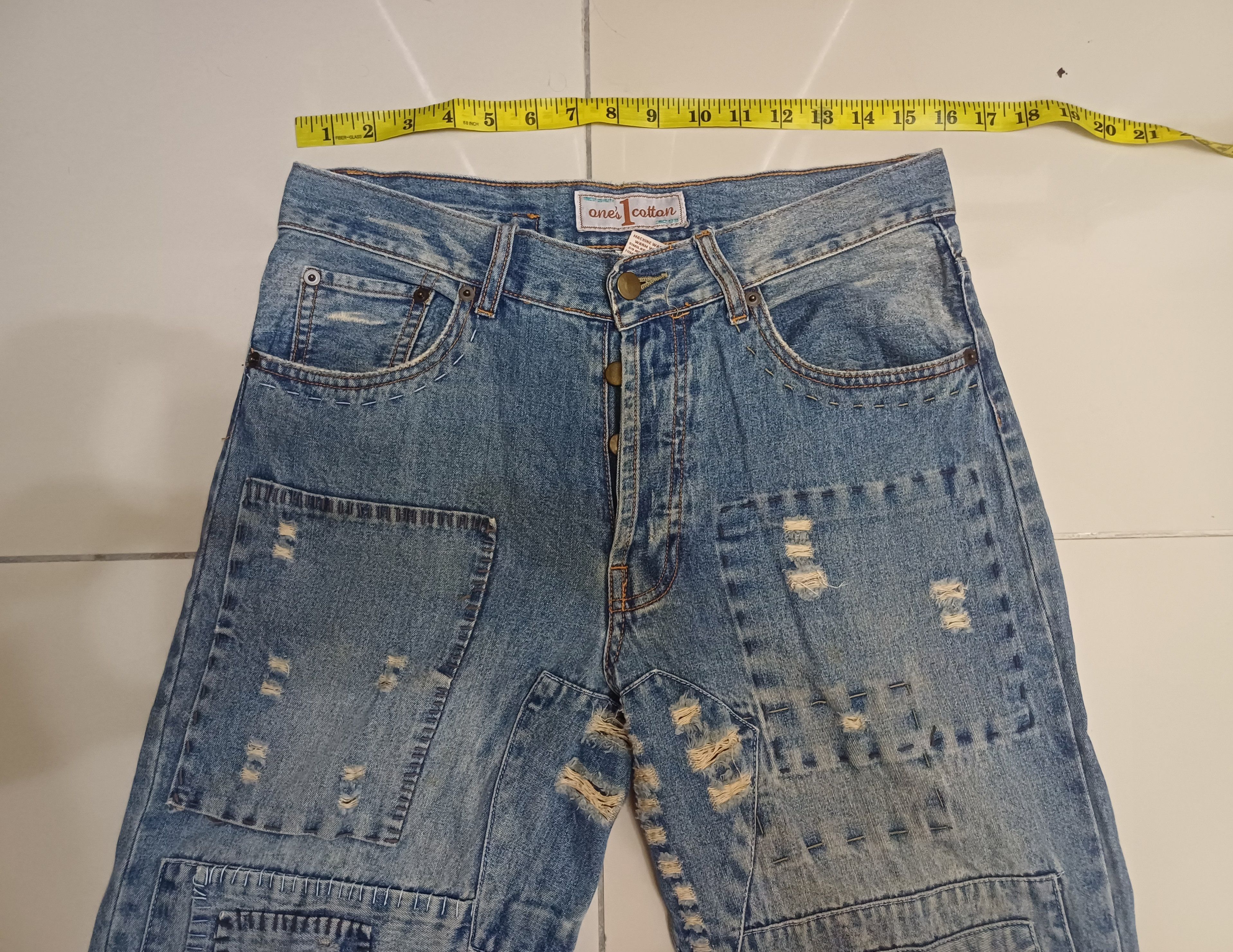 Other Sashiko Distressed design jeans... 🔥🔥🔥 Size US 30 / EU 46 - 2 Thumbnail