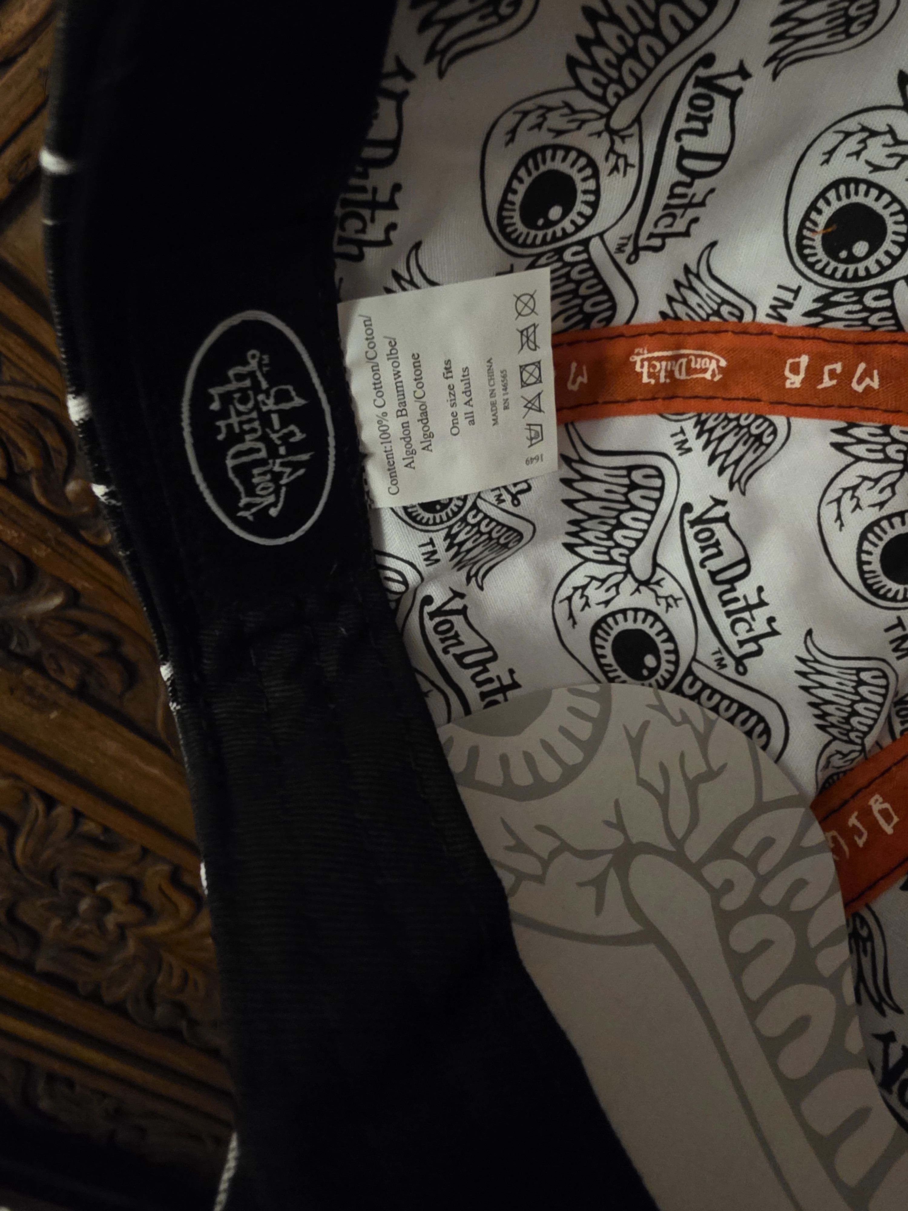 Marc Jacques Burton MJB x Von Dutch Lightning Graphic Trucker Cap Black Y2K Size ONE SIZE - 7 Thumbnail