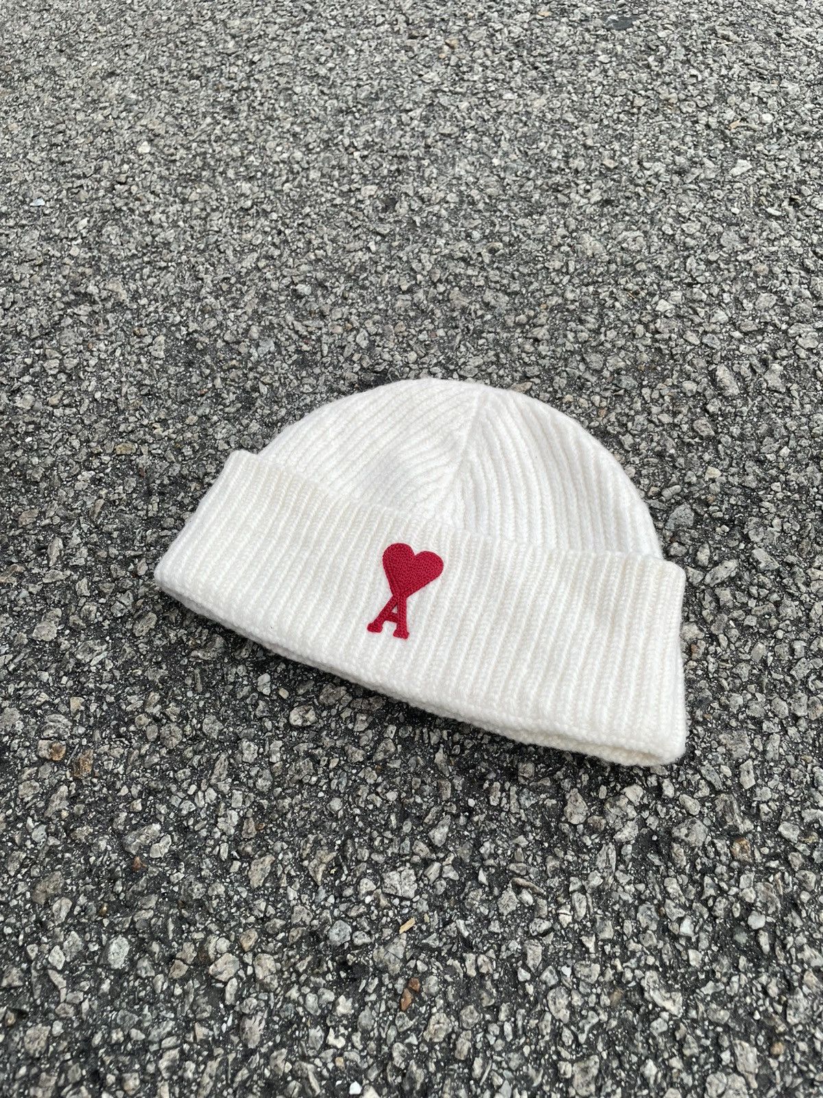 AMI A Heart Logo Beanie Size ONE SIZE - 2 Thumbnail