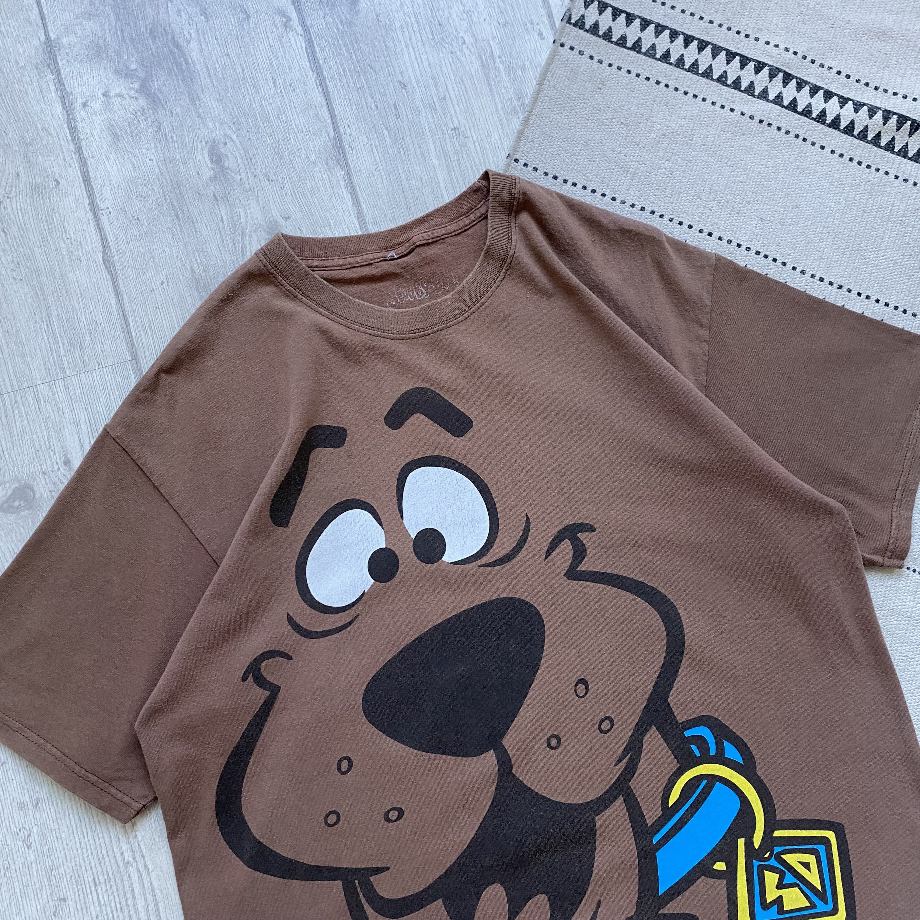 Cartoon Network Vintage Faded Scooby Doo tee overprint Movie TV shov Size US M / EU 48-50 / 2 - 2 Thumbnail