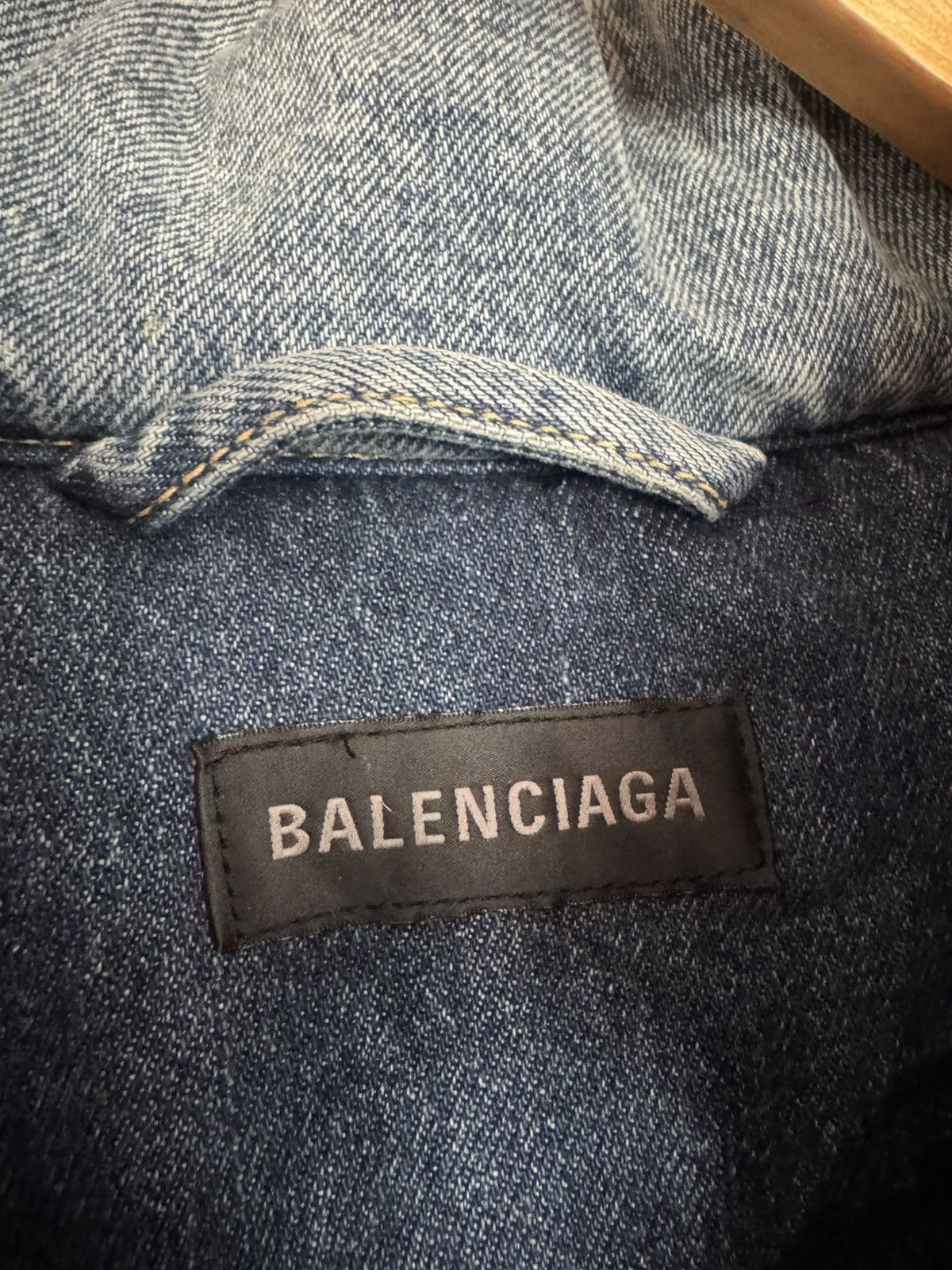 Balenciaga Padded denim jacket Size US M / EU 48-50 / 2 - 2 Thumbnail