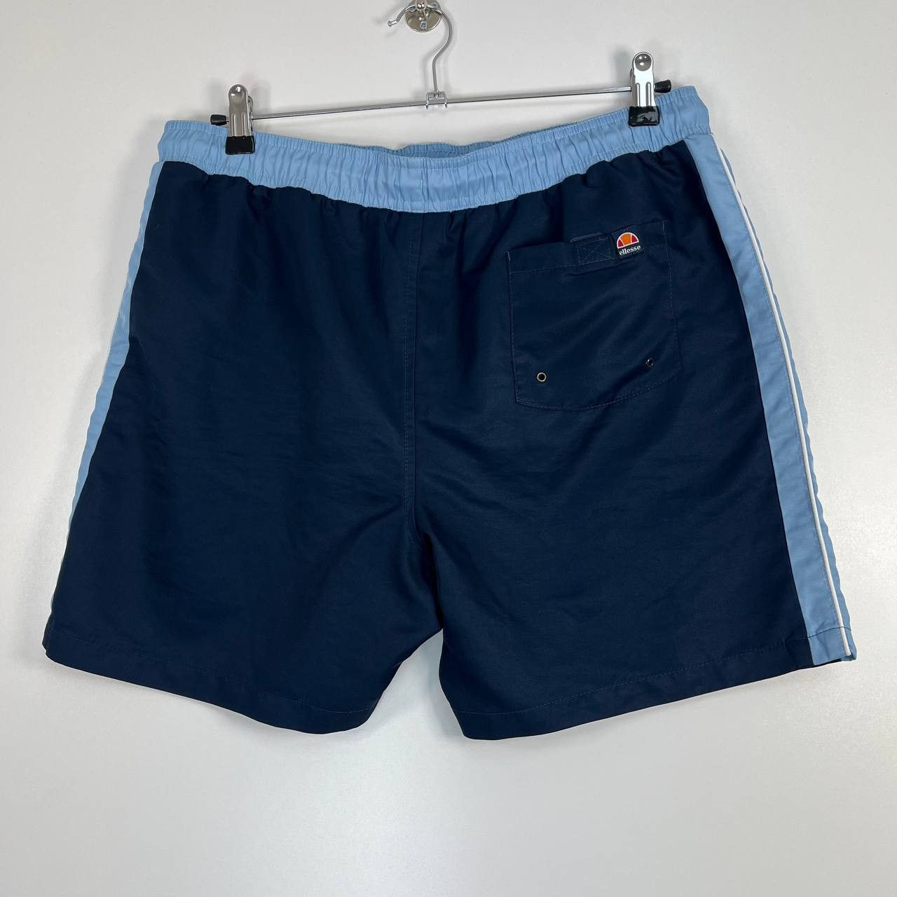 Ellesse Ellesse Mens Swim Shorts Navy Blue Drawstring Mesh Size L Size US 40 / EU 56 - 7 Thumbnail