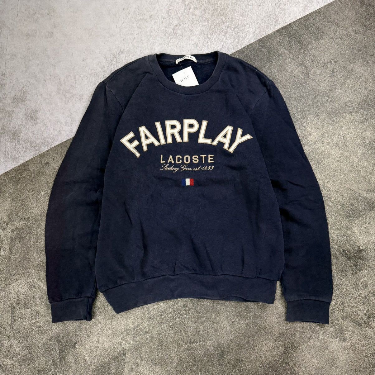 Lacoste LACOSTE fairplay france flag sailing gear sweatshirt Size US M / EU 48-50 / 2 - 2 Thumbnail