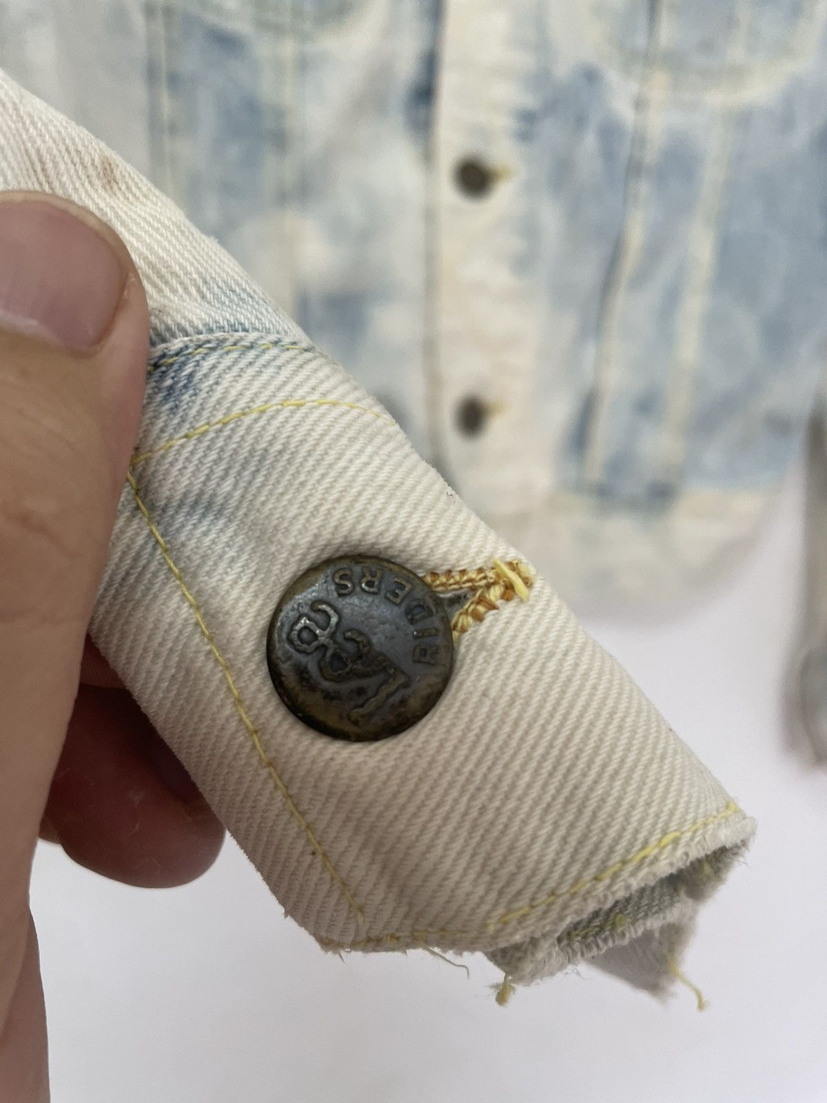 Lee VINTAGE 70s LEE PATD DENIM JACKET Size US S / EU 44-46 / 1 - 4 Thumbnail