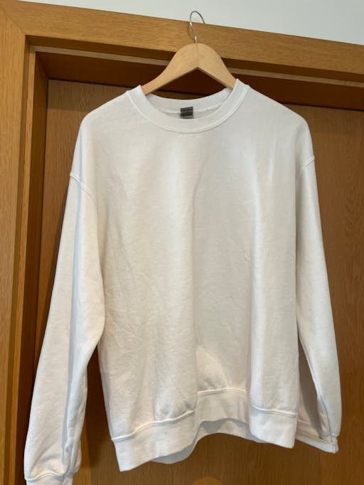 Gildan White Sweatshirt Size US M / EU 48-50 / 2 - 1 Thumbnail