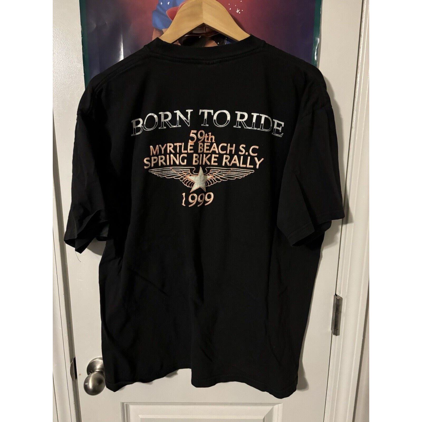 Other vintage black harley davidson motorcycle 1999 Bike week XL Size US XL / EU 56 / 4 - 2 Thumbnail
