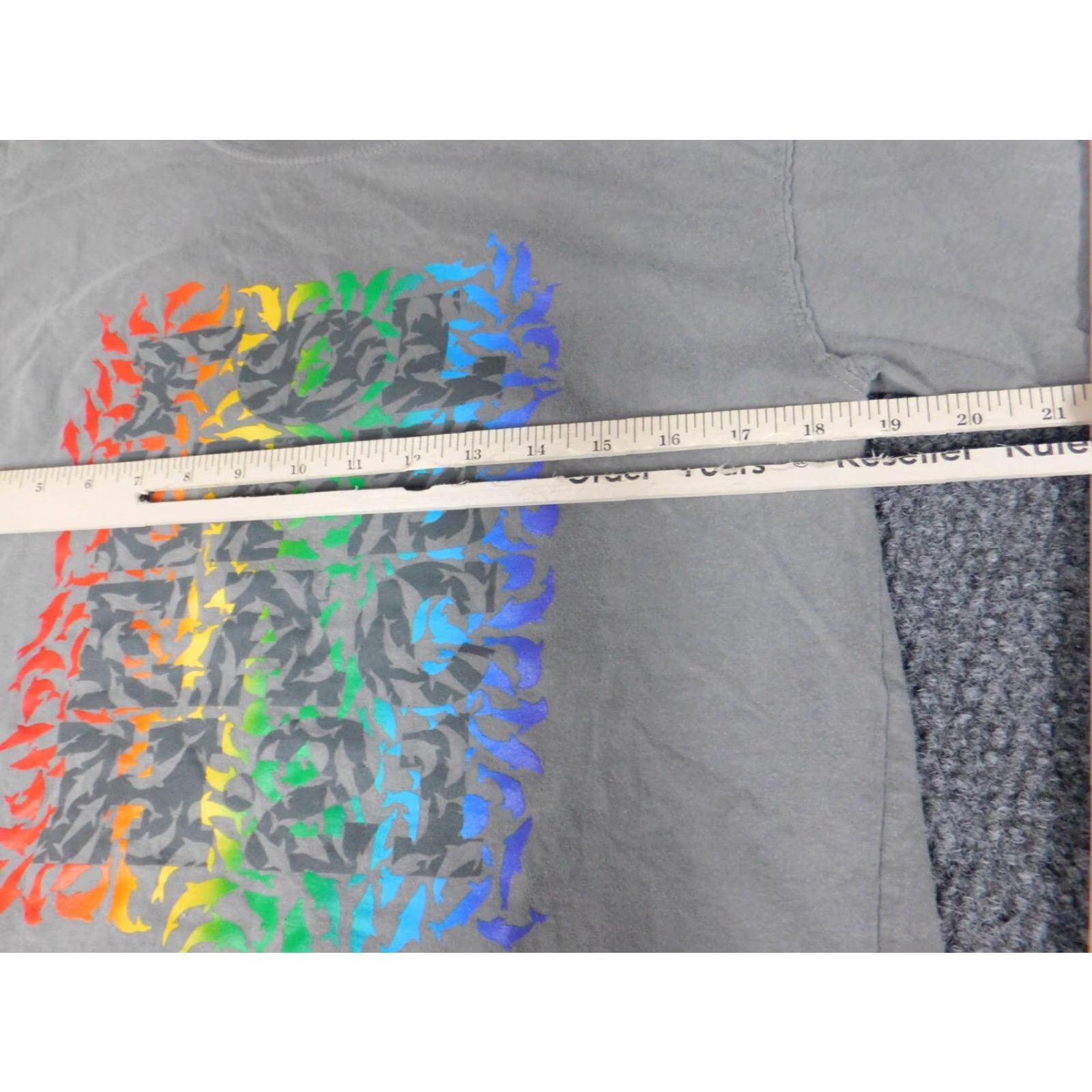Comfort Colors Comfort Colors Shirt Mens M Gray Short Sleeve Crew Neck Logo T-Shirt Cotton Blend Polyester All Seasons Regular Modern Graphic Size US M / EU 48-50 / 2 - 4 Thumbnail