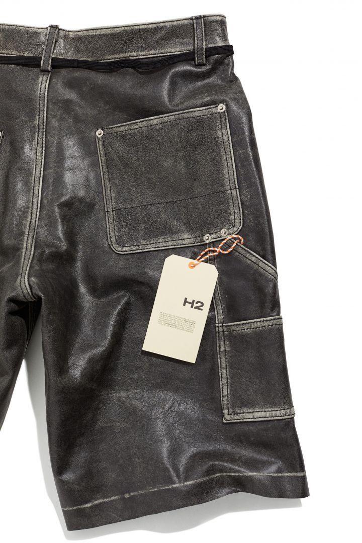 パンツ  Heron Preston H2 Leather Shorts H&M Heron Preston H2 Leather Shorts