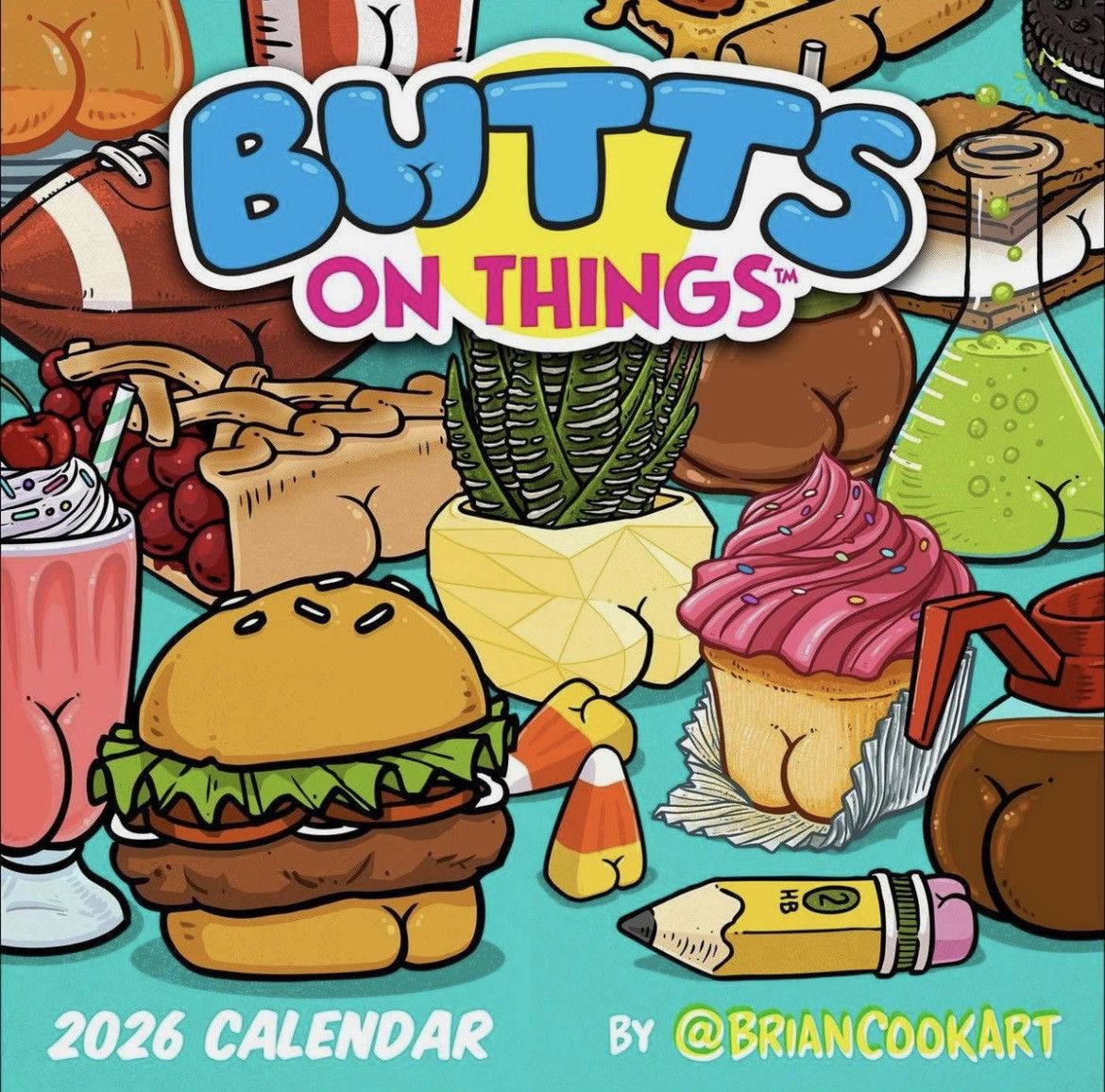 Other Andrews McMeel Butts on Things 2026 Wall Calendar Size ONE SIZE - 1 Thumbnail