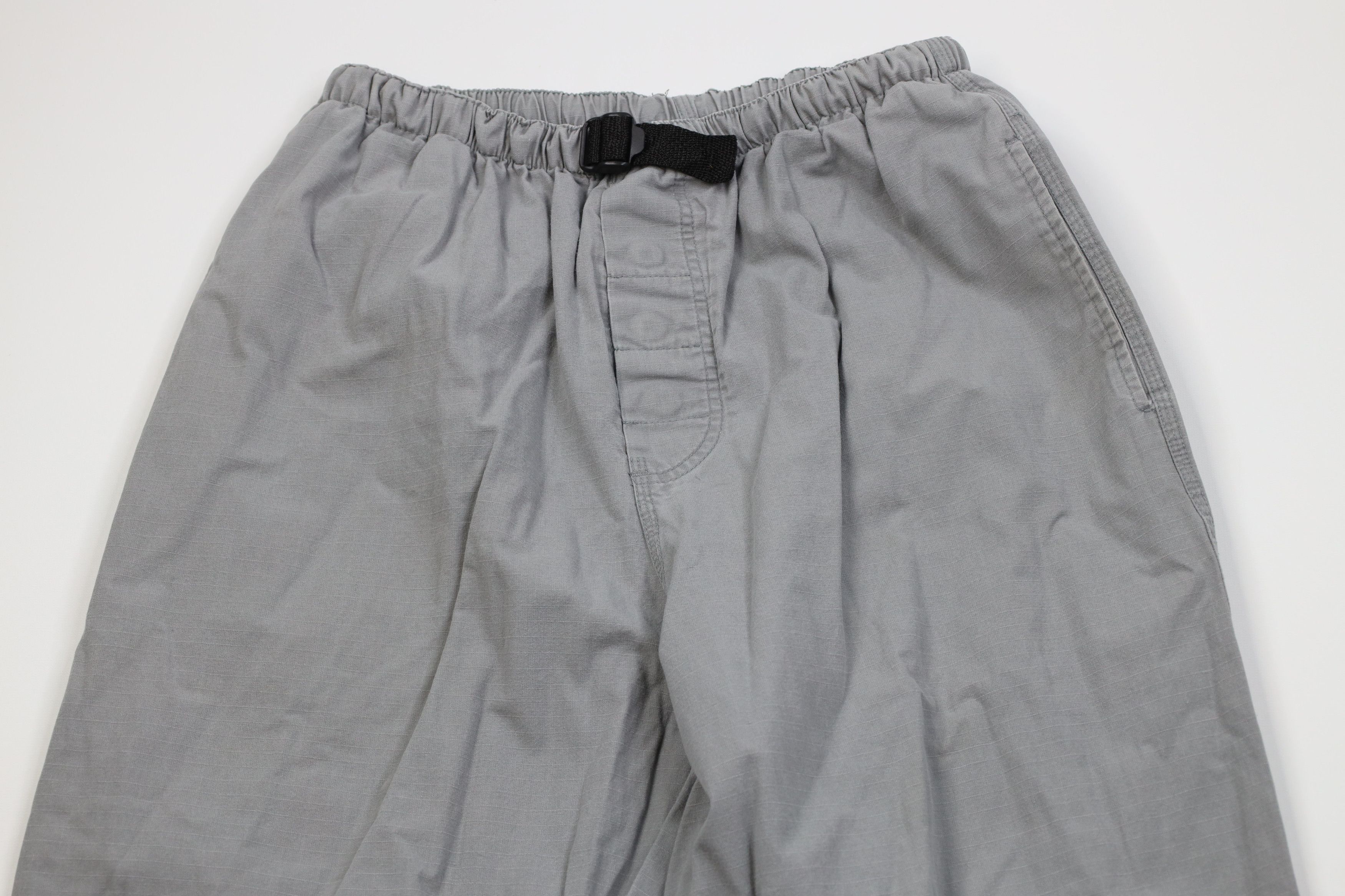 Vintage Vintage 90s Streetwear Ripstop Double Knee Pants Gray USA Size US 34 / EU 50 - 2 Thumbnail
