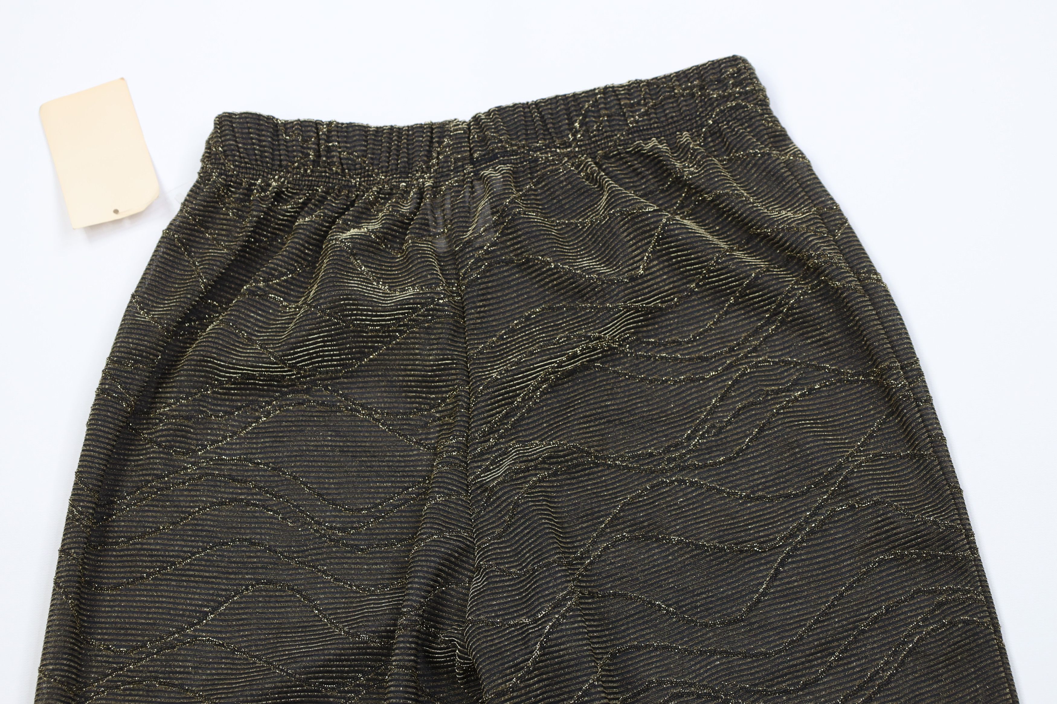 Vintage Deadstock Vintage 90s Sheer Metallic Harem Pants USA Gold Size 24" / US 00 / IT 34 - 8 Thumbnail