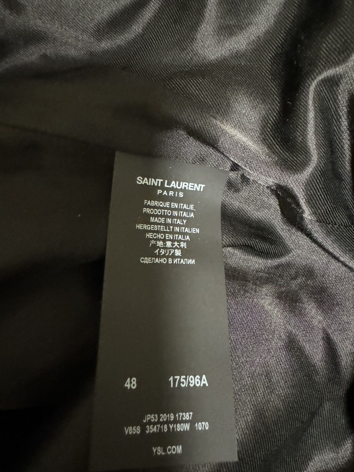 Saint Laurent Paris Saint Laurent Paris Teddy Jacket in Wool Size US M / EU 48-50 / 2 - 7 Thumbnail