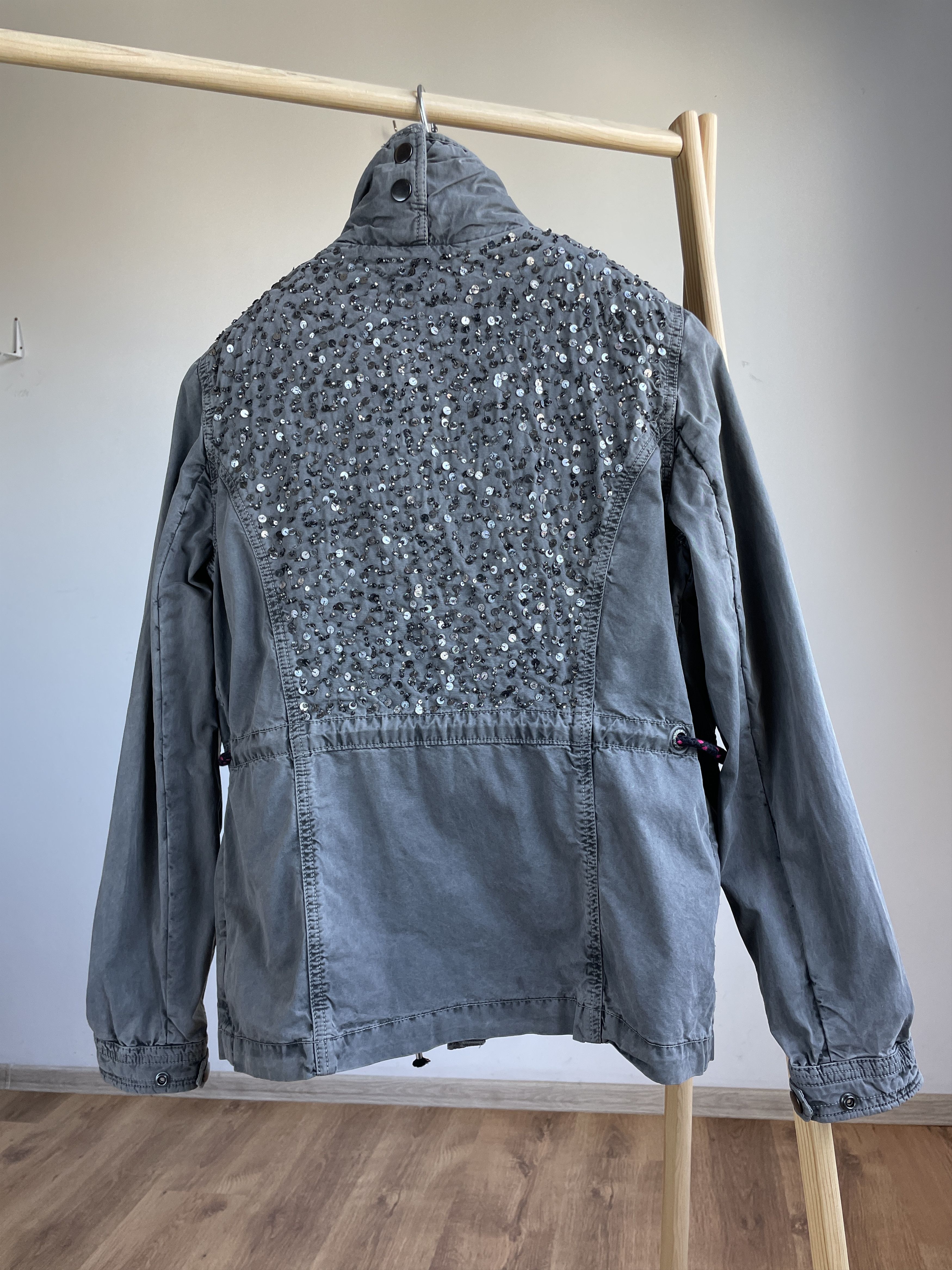 Superdry BNWT Superdry Womens Military Embellished Field Flag Jacket Size L / US 10 / IT 46 - 2 Thumbnail