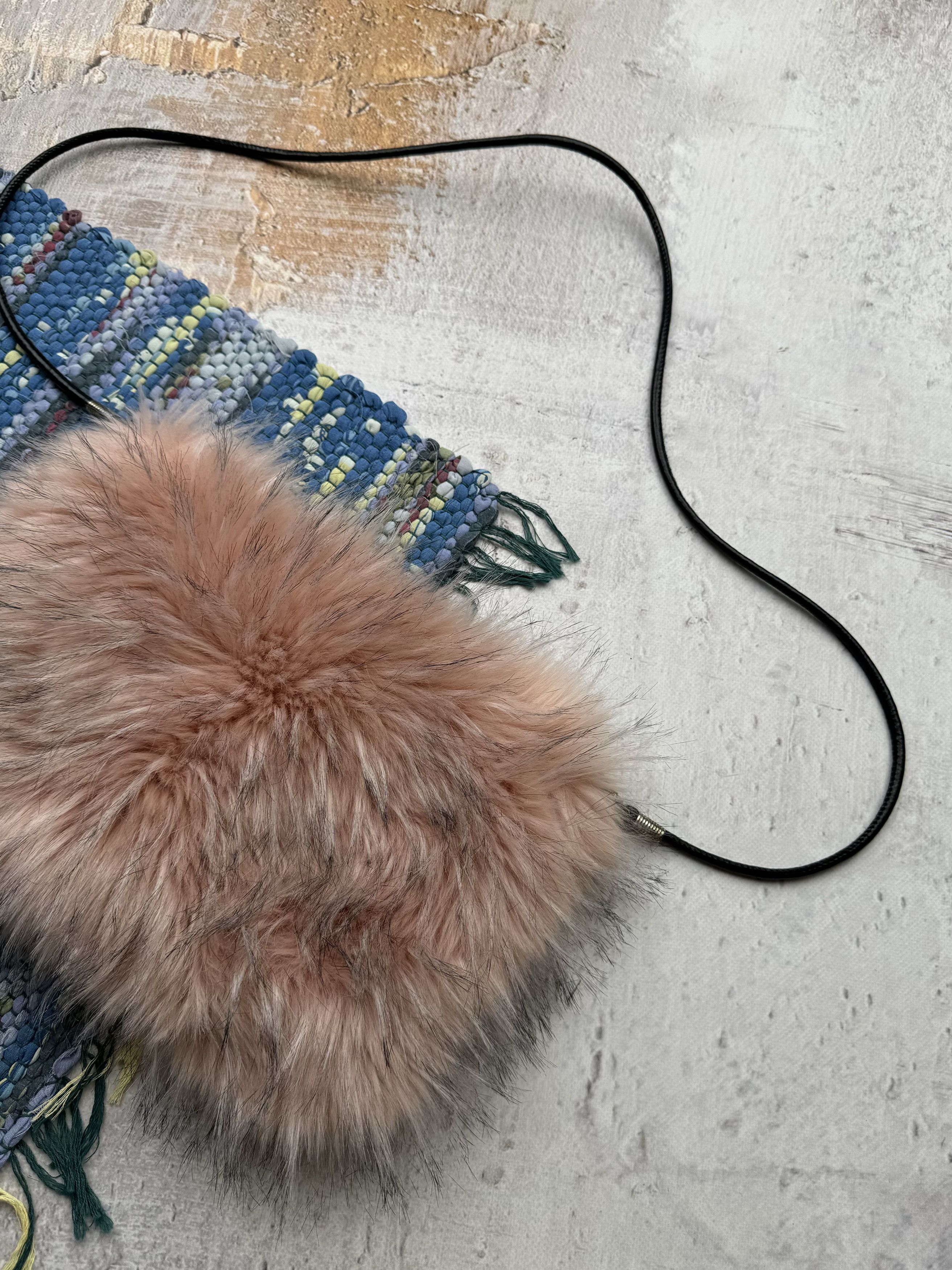 Vintage Vintage Faux Fur Bag A146(234) Size ONE SIZE - 7 Thumbnail