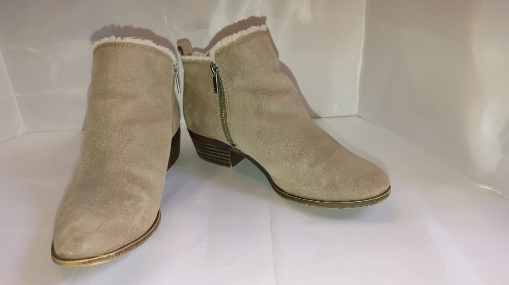 Lucky Brand Lucky Brand Basel Suede Shearling Sherpa Booties Size 9M Size US 9 / IT 39 - 6 Thumbnail