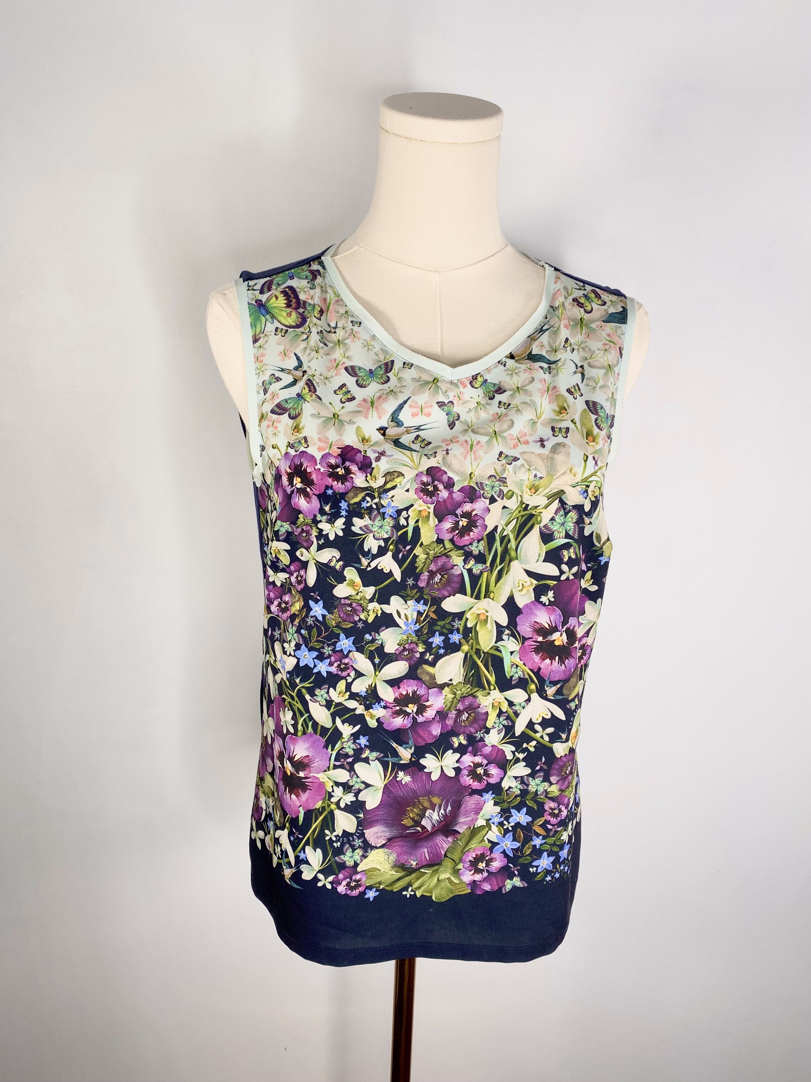 Ted Baker Ted Baker - Floral Garden Shirt Size XS / US 0-2 / IT 36-38 - 4 Thumbnail