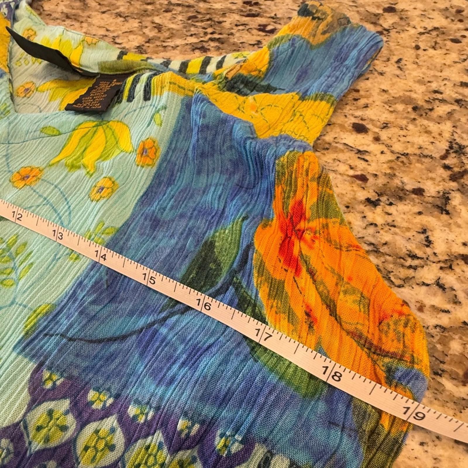 New Balance Bila boho floral patchwork maxi sundress pockets SZ SM Size S / US 4 / IT 40 - 10 Thumbnail