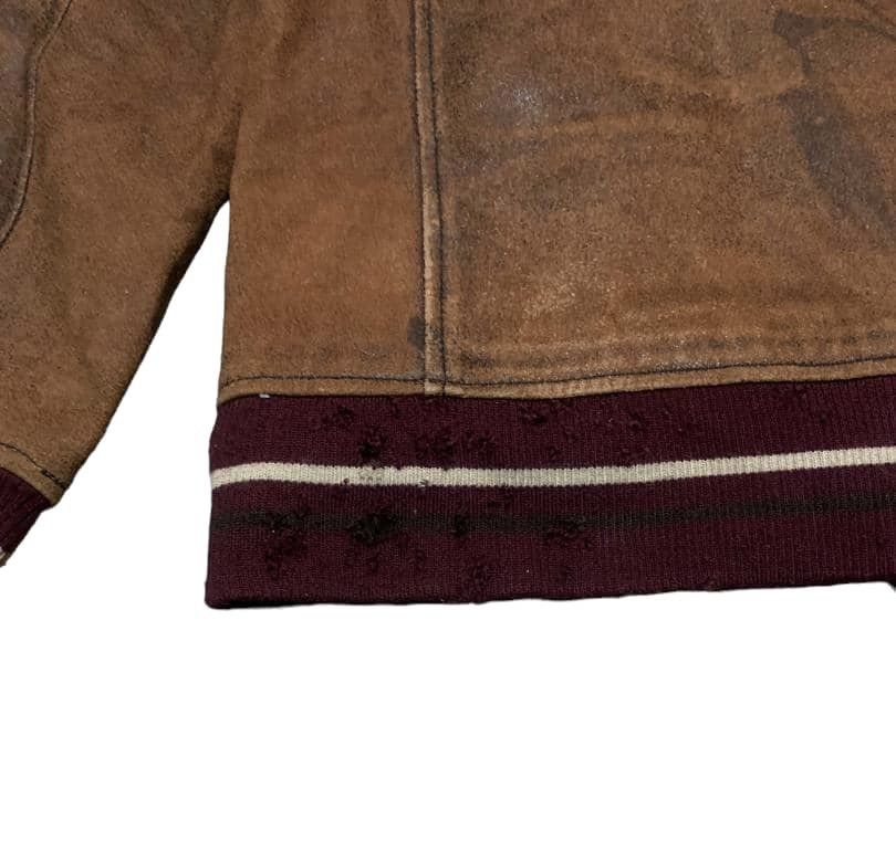If Six Was Nine Vintage Double Collar Leather Jacket By Abahouse Size US M / EU 48-50 / 2 - 7 Thumbnail