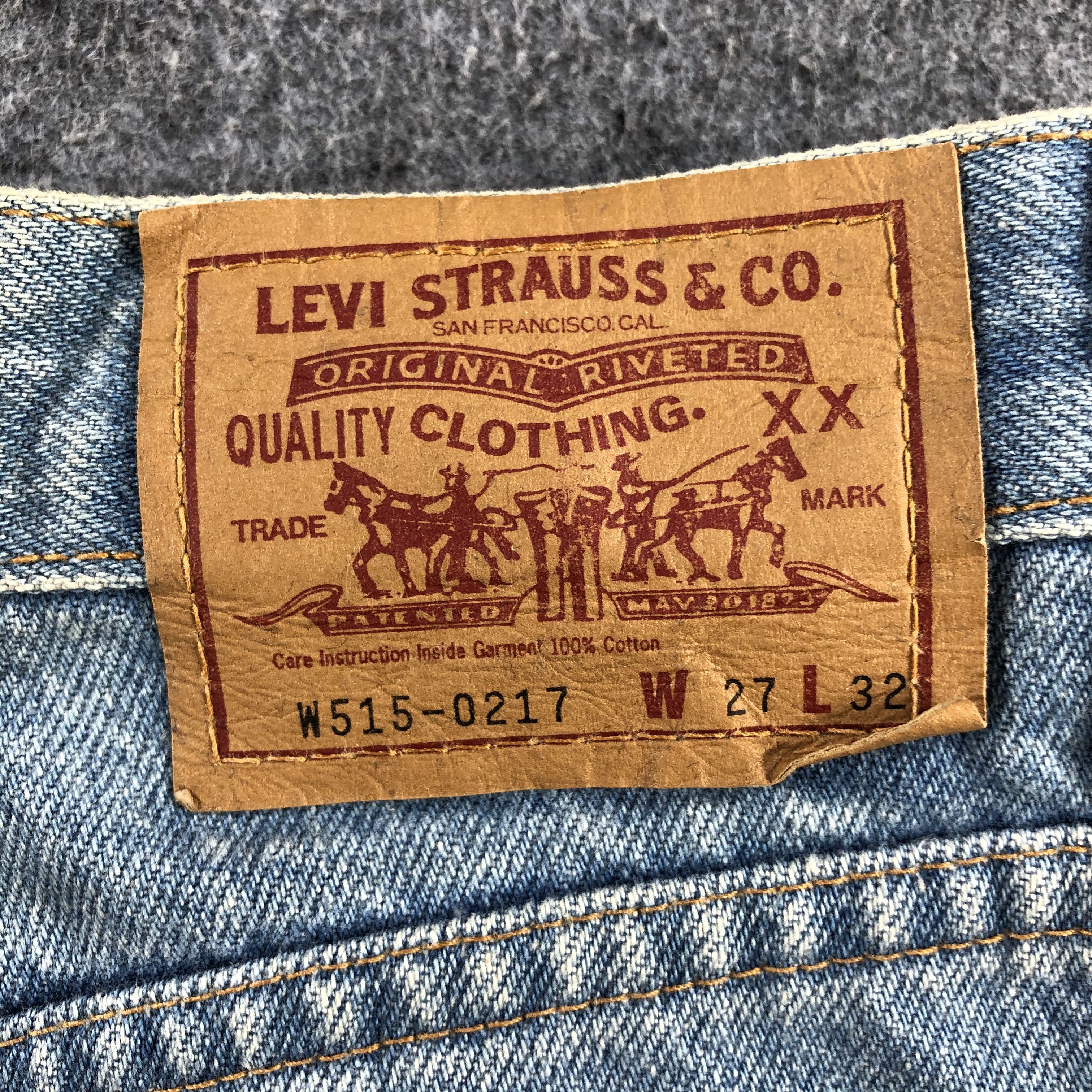Levi's Vintage 90s Light Wash Levis 515 Jeans-J1906 Size US 26 / EU 42 - 5 Thumbnail
