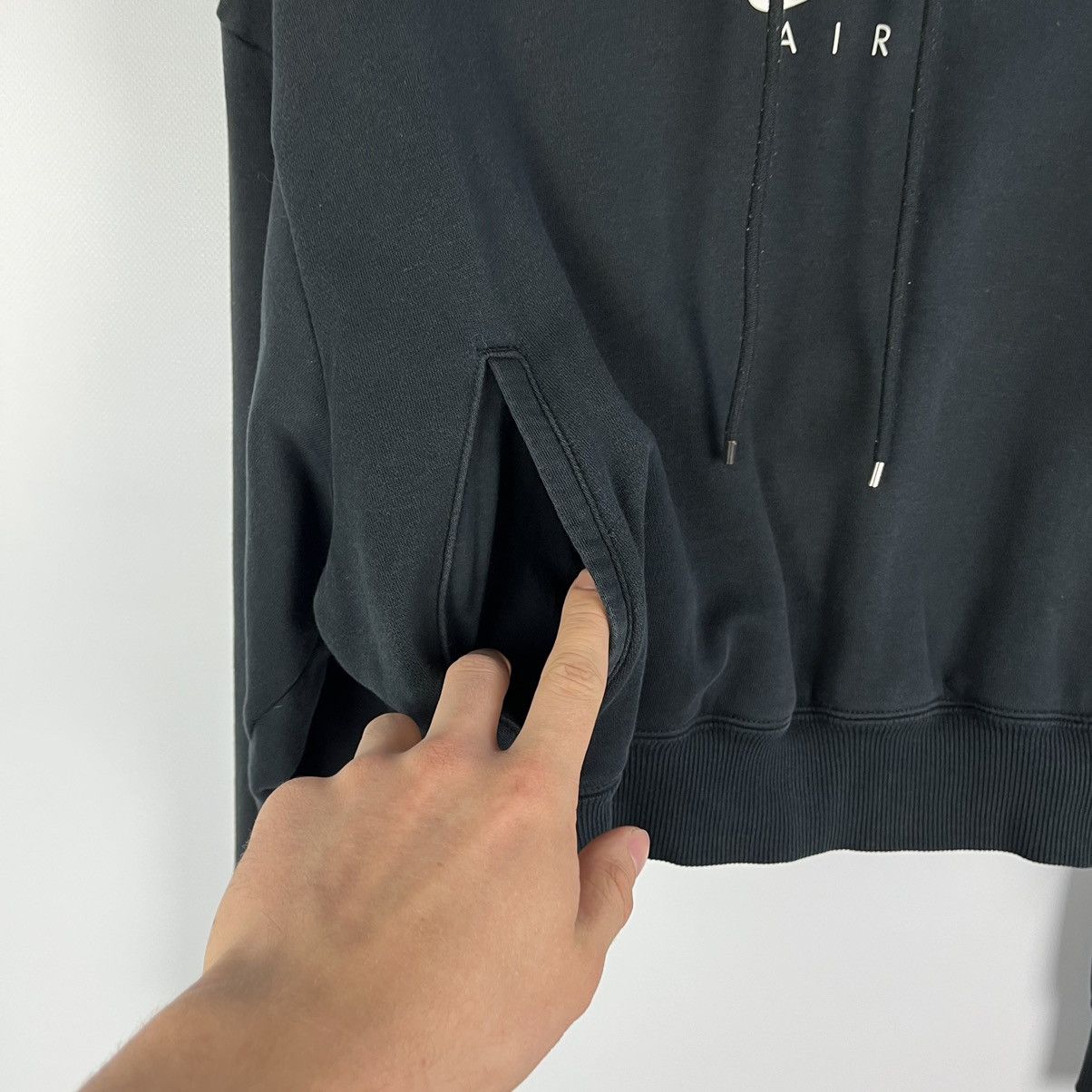 Nike Nike Air Swoosh Crop Top Hoodie Logo Y2K Size S / US 4 / IT 40 - 10 Thumbnail