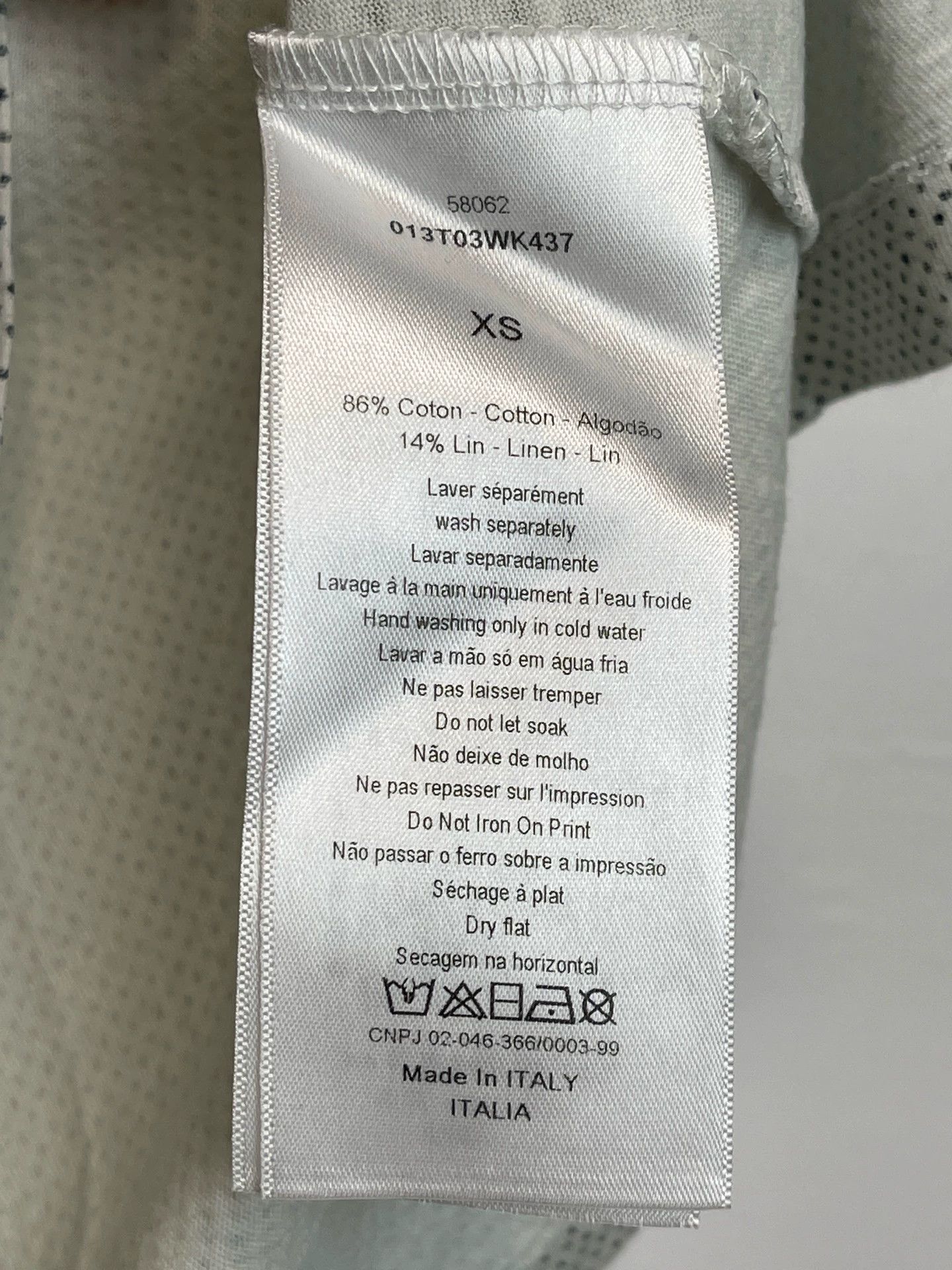 Dior Dior short sleeve tee xs new 1100 Size US XS / EU 42 / 0 - 7 Thumbnail