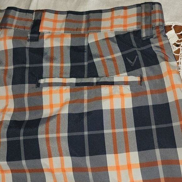 Callaway Callaway Golf Embroidered Logo Plaid Flat Front Athletic Sz Size US 36 / EU 52 - 6 Thumbnail