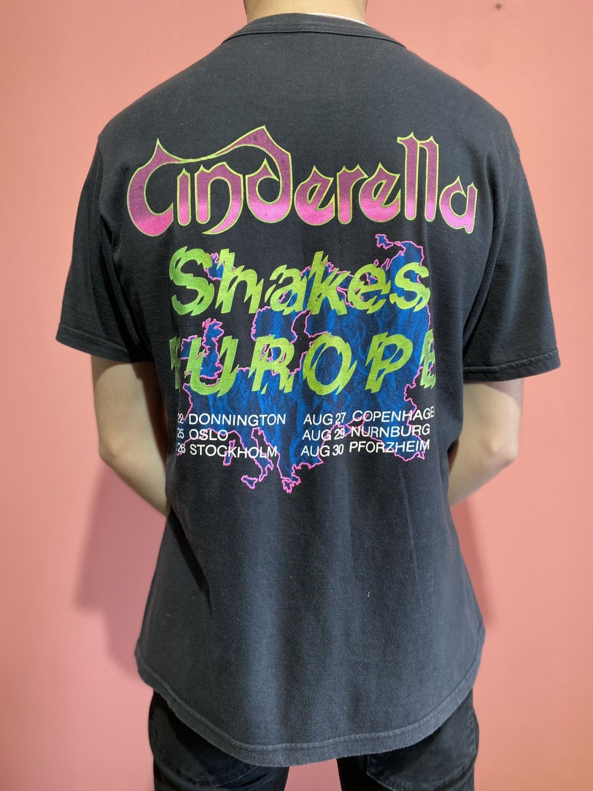 Band Tees Cinderella Europe tour vintage rock shirt tee shakes Size US M / EU 48-50 / 2 - 3 Thumbnail
