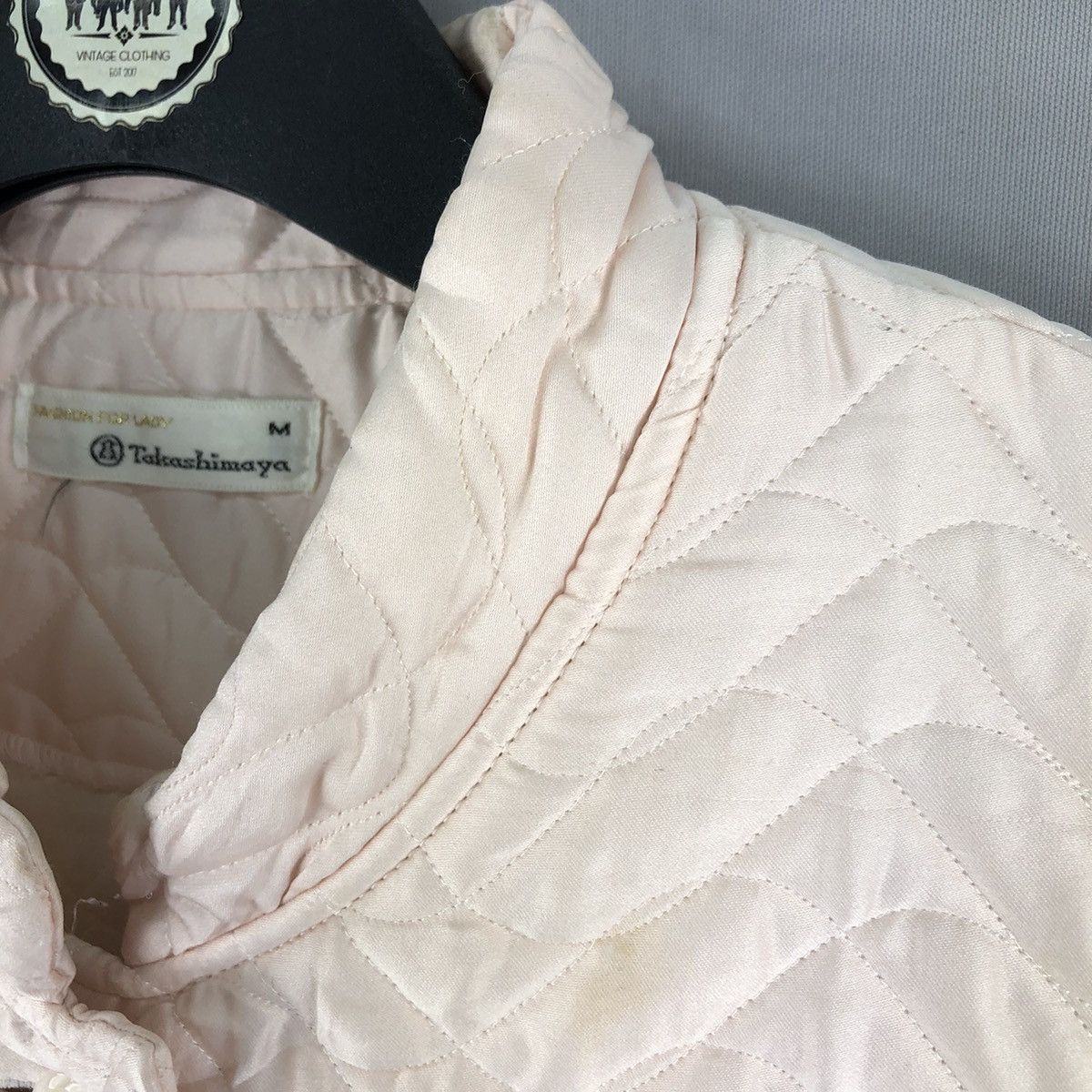 Vintage 90's Quilted Jacket Fashion For Lady by Takashimaya